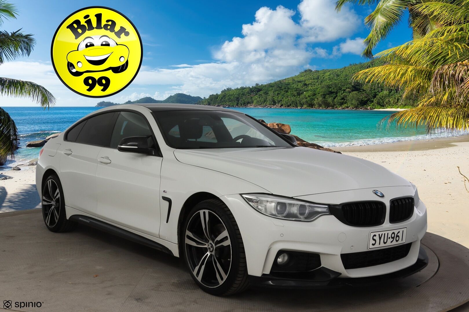 BMW 420 2016 420d xDrive Sedan (AA) 4ov 2,0 A * / M-Sport / Vetokoukku / Vakkari / Kamera / Sähkökontti / Shadowline / Hifit / - Hyvällä pidolla sekä huoltohistorialla ollut tehtaan M-sport! Taittuva vetokoukku! Juuri katsastettu!