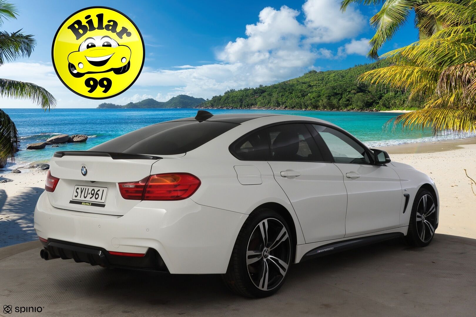 BMW 420 2016 420d xDrive Sedan (AA) 4ov 2,0 A * / M-Sport / Vetokoukku / Vakkari / Kamera / Sähkökontti / Shadowline / Hifit / - Hyvällä pidolla sekä huoltohistorialla ollut tehtaan M-sport! Taittuva vetokoukku! Juuri katsastettu!