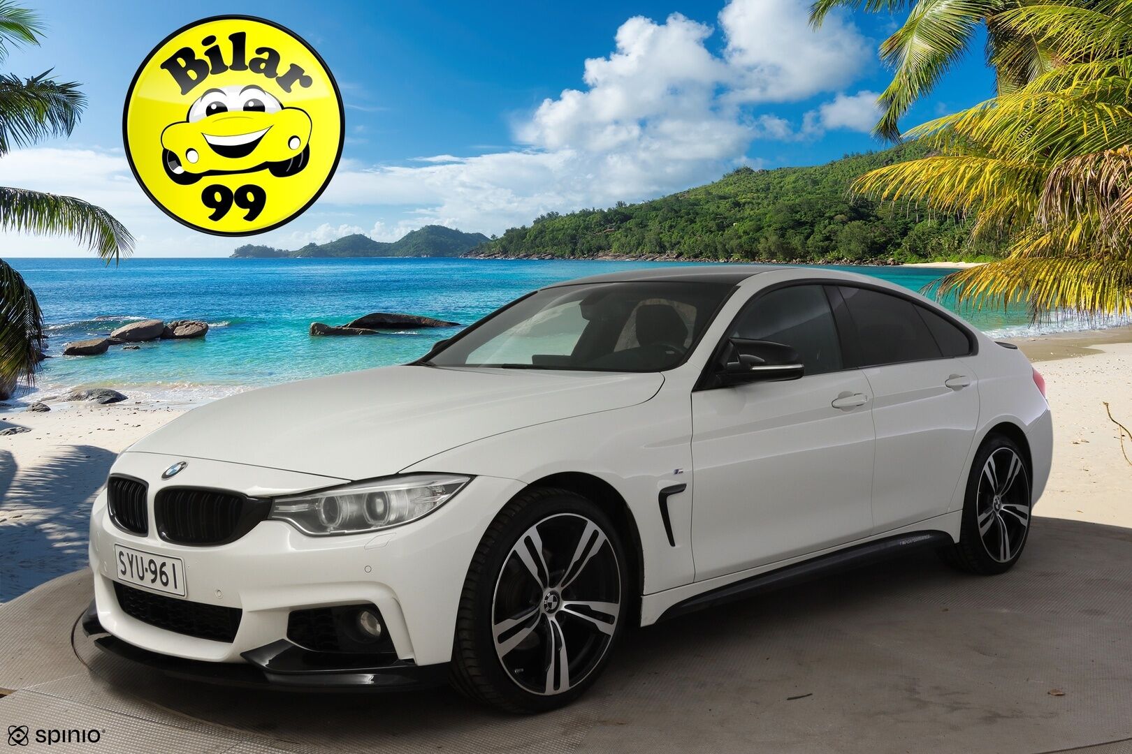 BMW 420 2016 420d xDrive Sedan (AA) 4ov 2,0 A * / M-Sport / Vetokoukku / Vakkari / Kamera / Sähkökontti / Shadowline / Hifit / - Hyvällä pidolla sekä huoltohistorialla ollut tehtaan M-sport! Taittuva vetokoukku! Juuri katsastettu!