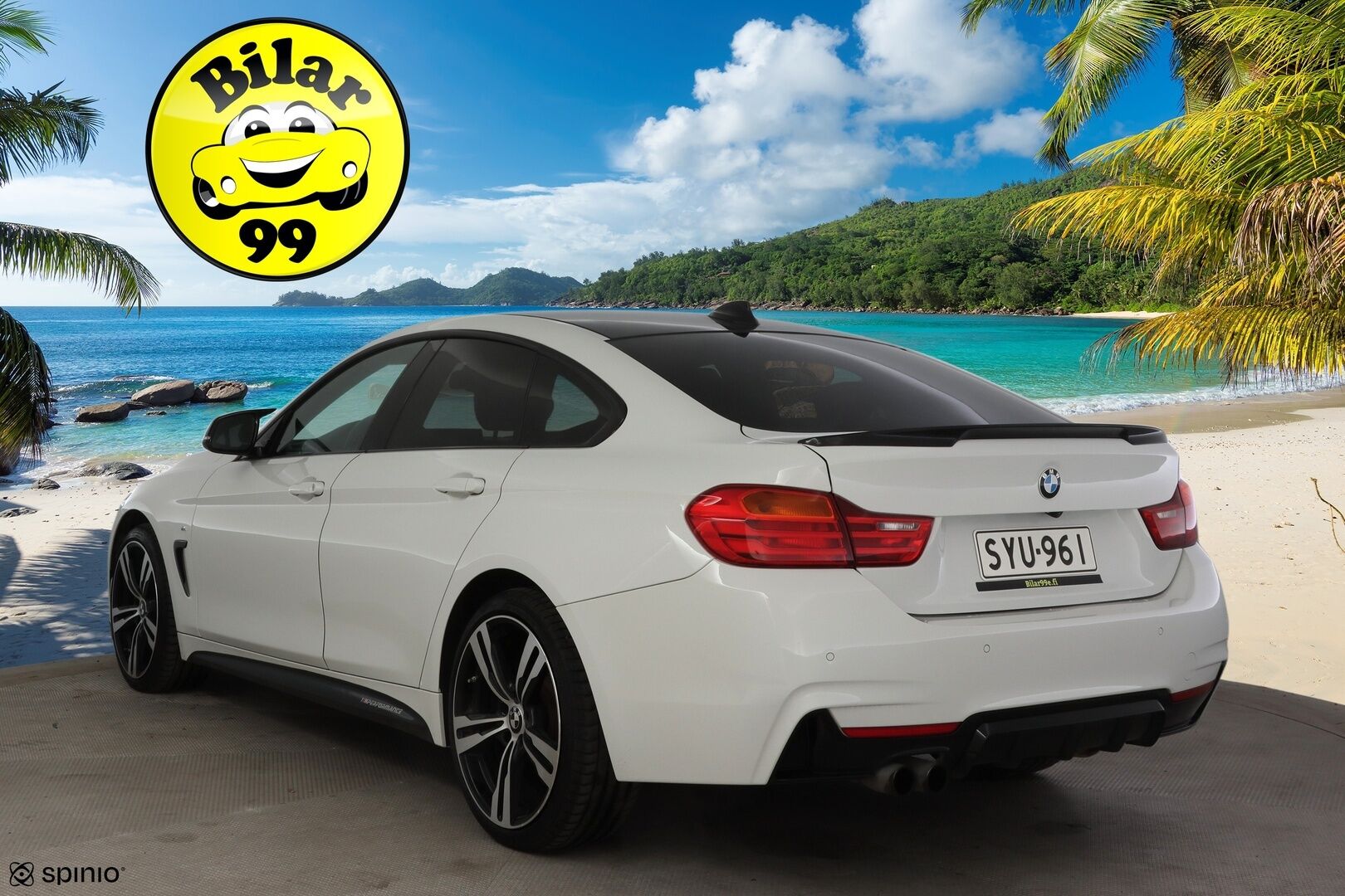 BMW 420 2016 420d xDrive Sedan (AA) 4ov 2,0 A * / M-Sport / Vetokoukku / Vakkari / Kamera / Sähkökontti / Shadowline / Hifit / - Hyvällä pidolla sekä huoltohistorialla ollut tehtaan M-sport! Taittuva vetokoukku! Juuri katsastettu!