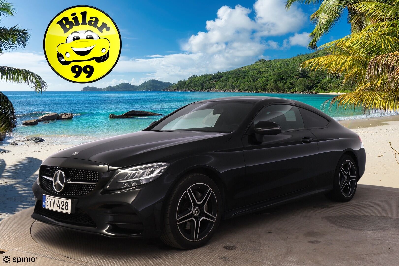 Mercedes-Benz C 2021 200 4MATIC Coupé A AMG *Suomi-auto / P.Kamera / Lohko / LED High Perfomance / CarPlay* - Sporttipenkit / Kahdet renkaat ja vanteet