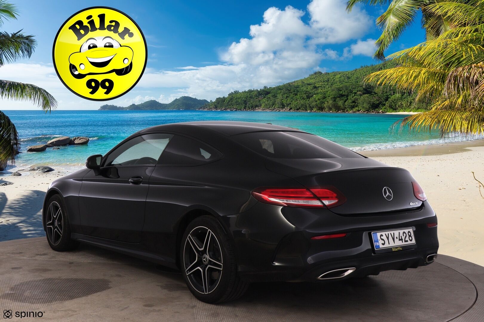 Mercedes-Benz C 2021 200 4MATIC Coupé A AMG *Suomi-auto / P.Kamera / Lohko / LED High Perfomance / CarPlay* - Sporttipenkit / Kahdet renkaat ja vanteet