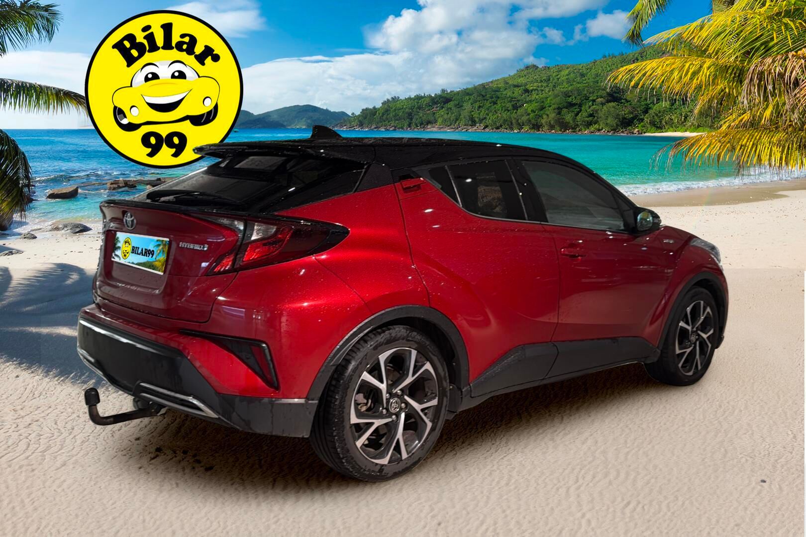 Toyota C-HR 2021 2,0 Hybrid Intense *ACC / Vetokoukku / Lohko+S.pistoke / P.Kamera* - Merkkihuollettu, hyvillä renkailla ja koukulla varustettu!