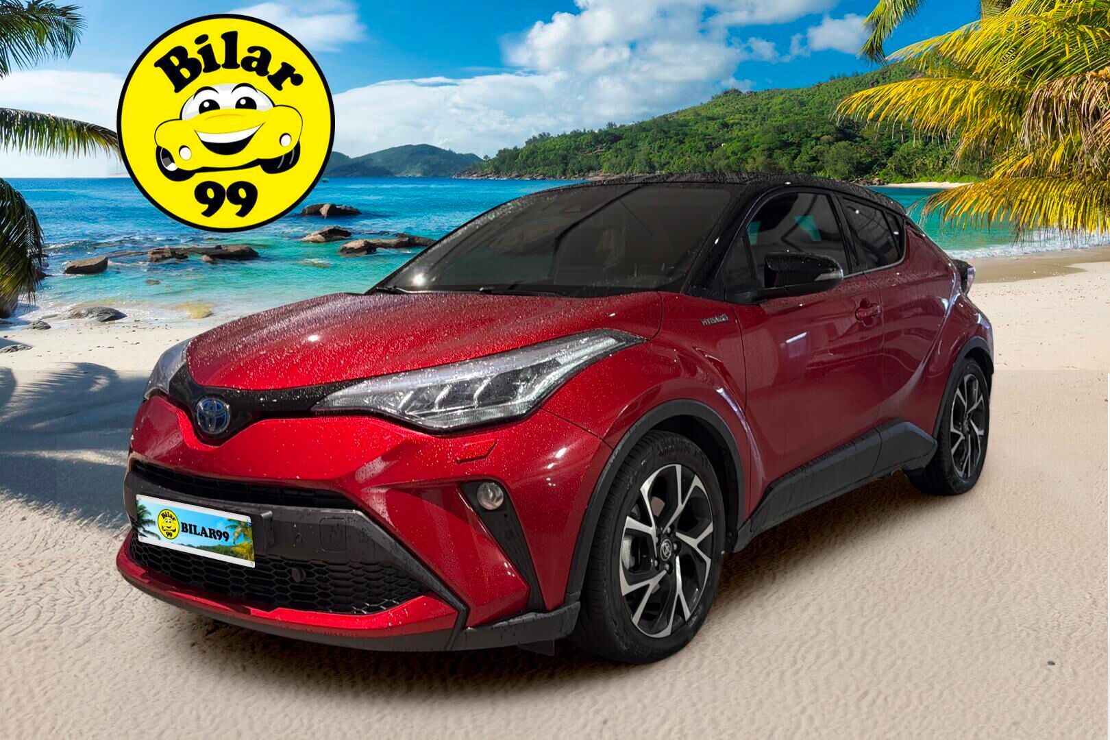 Toyota C-HR 2021 2,0 Hybrid Intense *ACC / Vetokoukku / Lohko+S.pistoke / P.Kamera* - Merkkihuollettu, hyvillä renkailla ja koukulla varustettu!