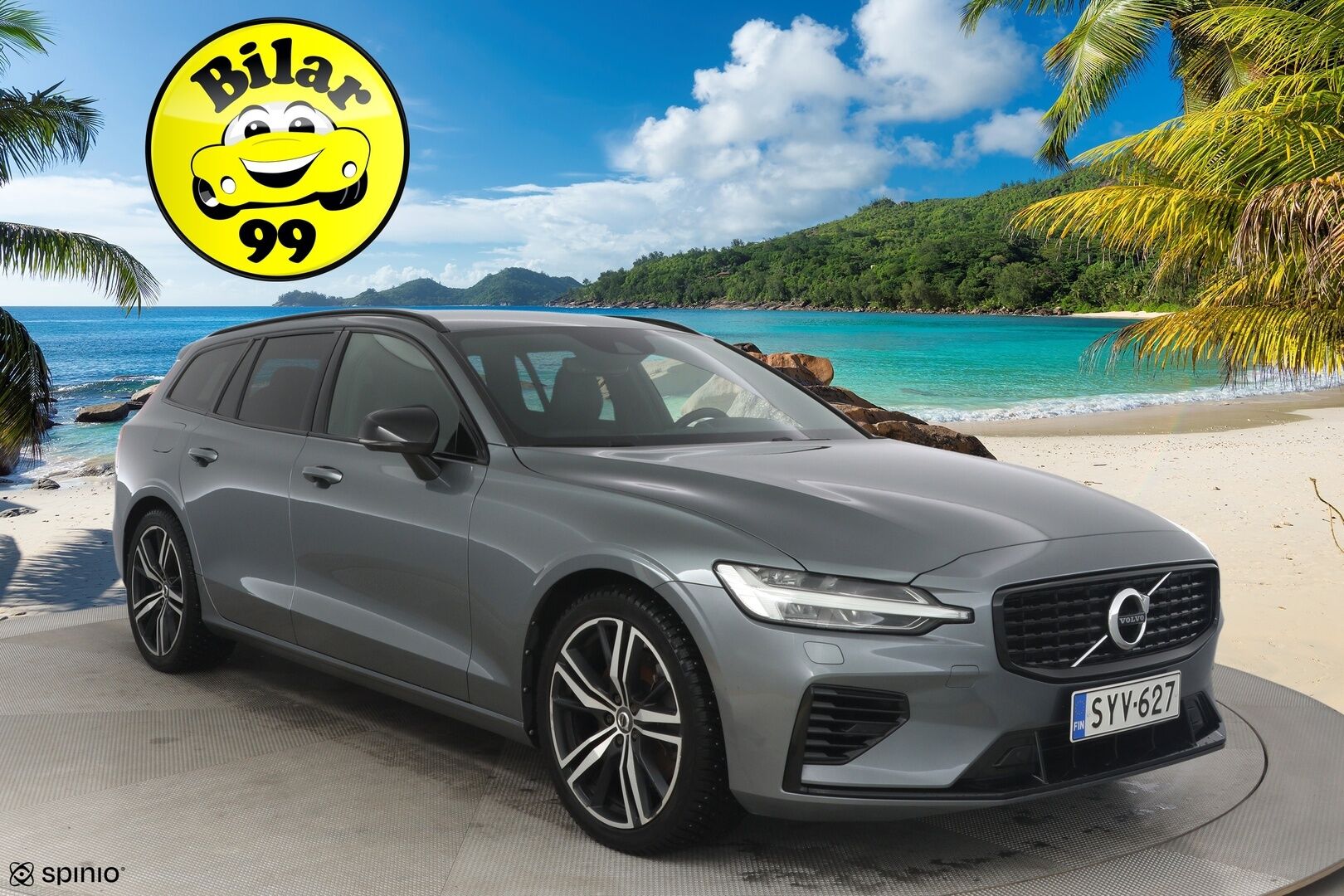 Volvo V60 2021 T8 TwE AWD Business R-Design aut ** ACC / Webasto / Bowers & Wilkins / BLIS / Digimittaristo / P-Kamera / LED / Muistipenkit* - 1.Om / Suomi-auto / Merkkihuollettu / 2 renkaat / Penkinlämmittimet edessä ja takana* - HULLUT JOULUT KORKOTARJOUS 2,49% 