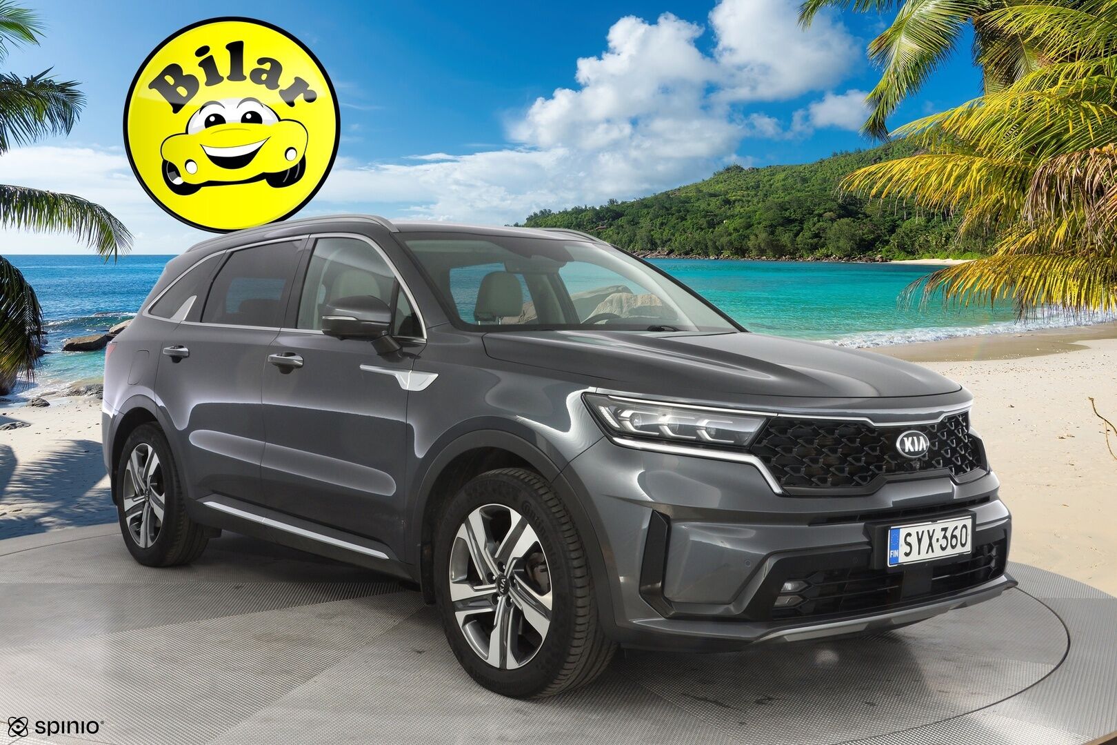 Kia Sorento 2021 1,6 T-GDI AWD Plug-in Hybrid Platinum - Webasto | Nahat | ACC | 360° Kamera | BOSE | Ambient | Suomi-auto | Kahdet renkaat OEM vanteilla | Viimeisin huolto 114tkm | Molemmat laturit