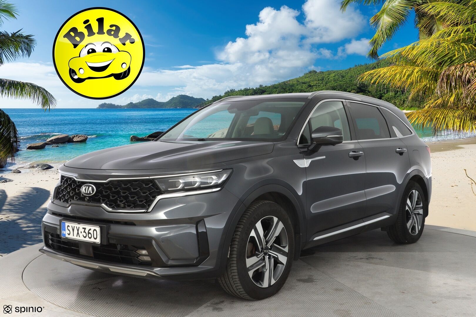 Kia Sorento 2021 1,6 T-GDI AWD Plug-in Hybrid Platinum - Webasto | Nahat | ACC | 360° Kamera | BOSE | Ambient | Suomi-auto | Kahdet renkaat OEM vanteilla | Viimeisin huolto 114tkm | Molemmat laturit