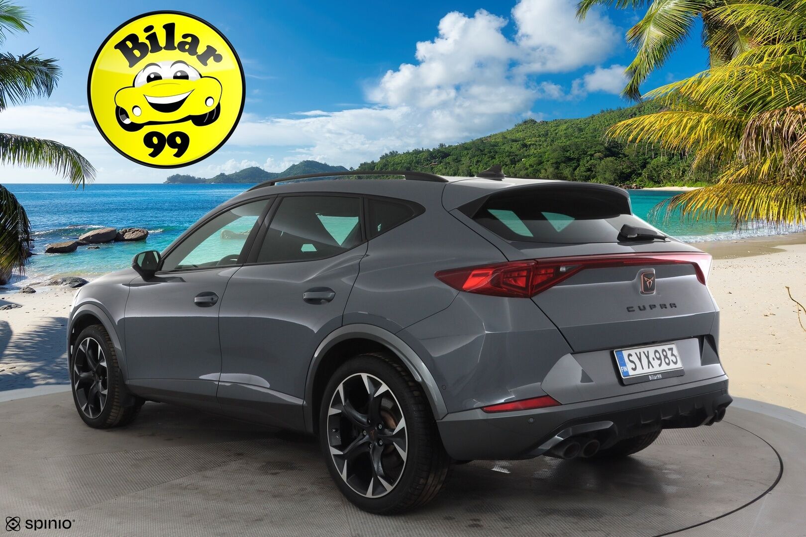 Cupra Formentor 2021 VZ 2,0 TSI 228 kW 4Drive DSG * Muistipenkki / ACC / LED / P.Kamera / Puolinahat / Kaistavahti / Navi / Keyless * - Suomi-auto / Kahdet renkaat aluvanteilla / Merkkihuollot - HULLUT AVAJAISHULINAT KORKOTARJOUS 3,29 %