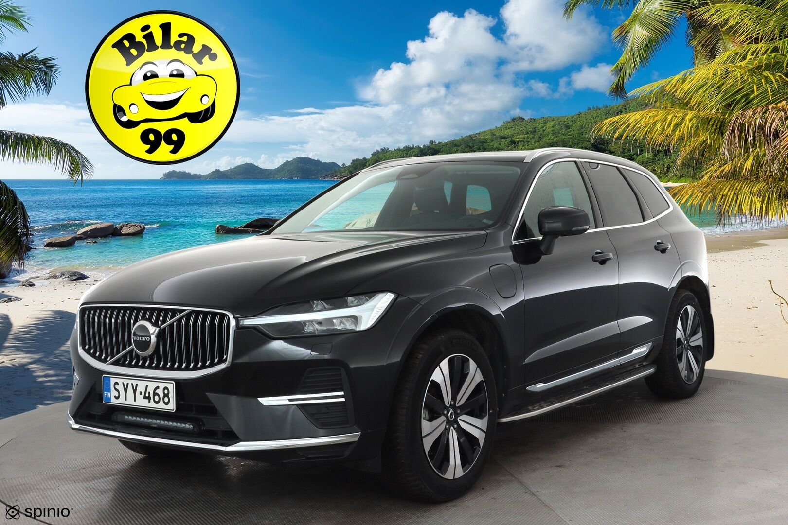 Volvo XC60 2023 T8 AWD Long Range High Performance Plus Bright aut * ACC / Panorama / Koukku / Muistipenkit / Webasto / Full LED * - Facelift / 1.Om Suomi-auto / Akku kuntotarkastettu / Kahdet renkaat aluvanteilla