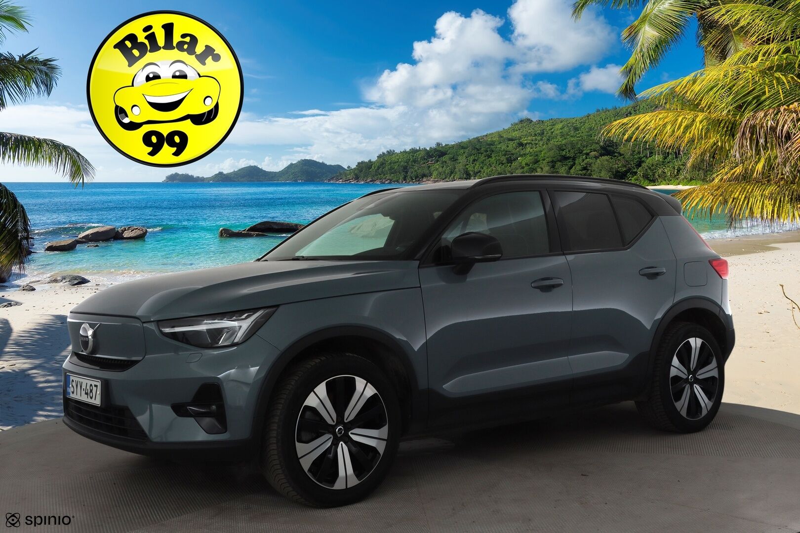 Volvo XC40 2023 Recharge Single Plus aut * ILP / Koukku / ACC / LED / P.kamera / Sportpenkki Muistilla / Navi / Kaistavahti * - 1-om Suomi-auto / Kahdet renkaat aluvanteilla / 2x Latauskaapelit / Merkkihuollot