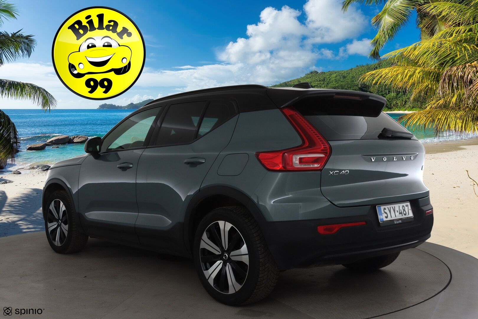 Volvo XC40 2023 Recharge Single Plus aut * ILP / Koukku / ACC / LED / P.kamera / Sportpenkki Muistilla / Navi / Kaistavahti * - 1-om Suomi-auto / Kahdet renkaat aluvanteilla / 2x Latauskaapelit / Merkkihuollot