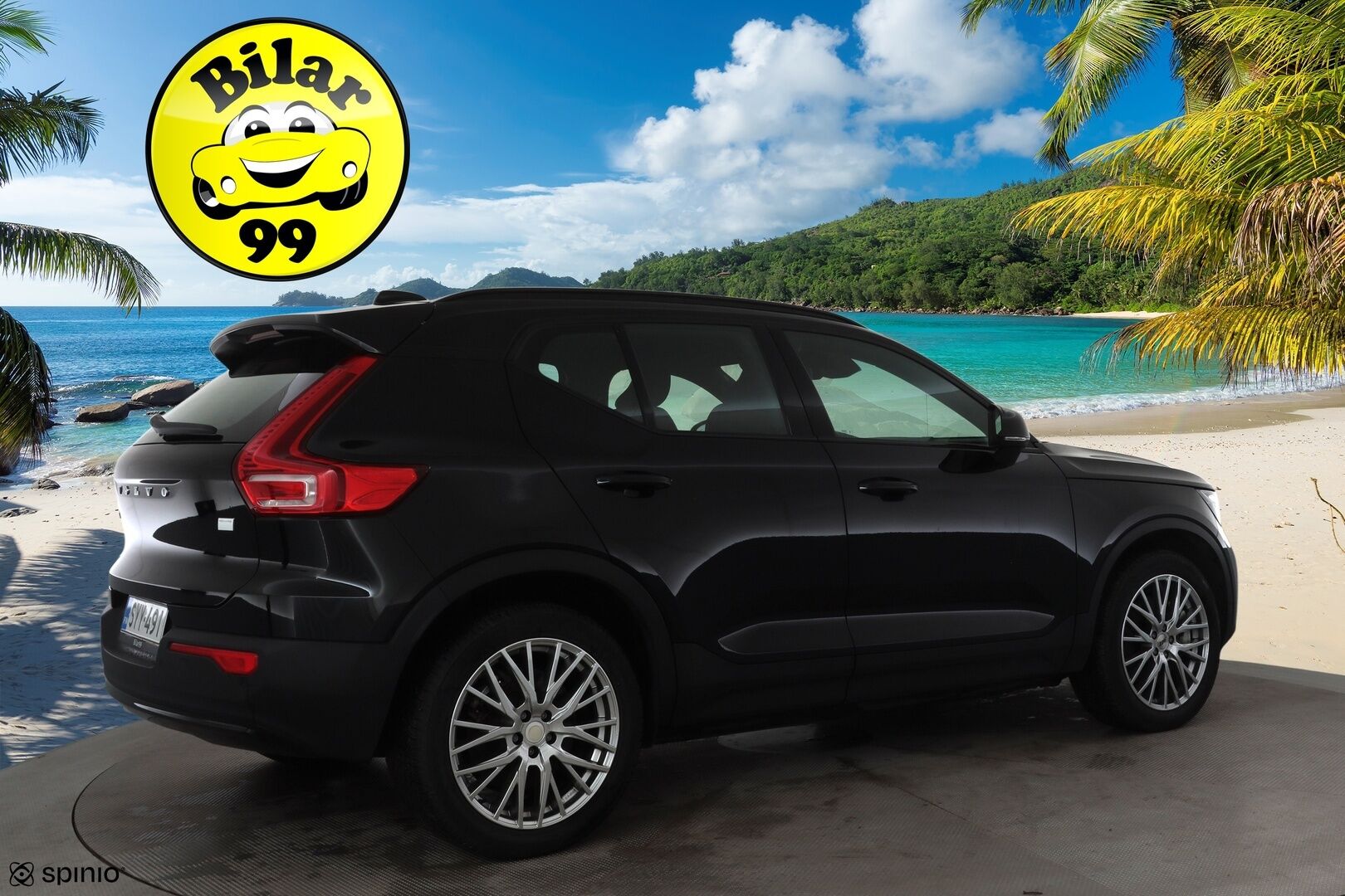 Volvo XC40 2023 Recharge Single Plus aut * Lämpöpumppu / Vetokoukku / Adapt.Vakkari / Peruutuskamera / LED / BLIS / KeylessGo / Navi - 1.Om Suomi-auto / Akku kuntotarkastettu / Kahdet renkaat aluvanteilla / Merkkihuollettu / High Perf Audio!