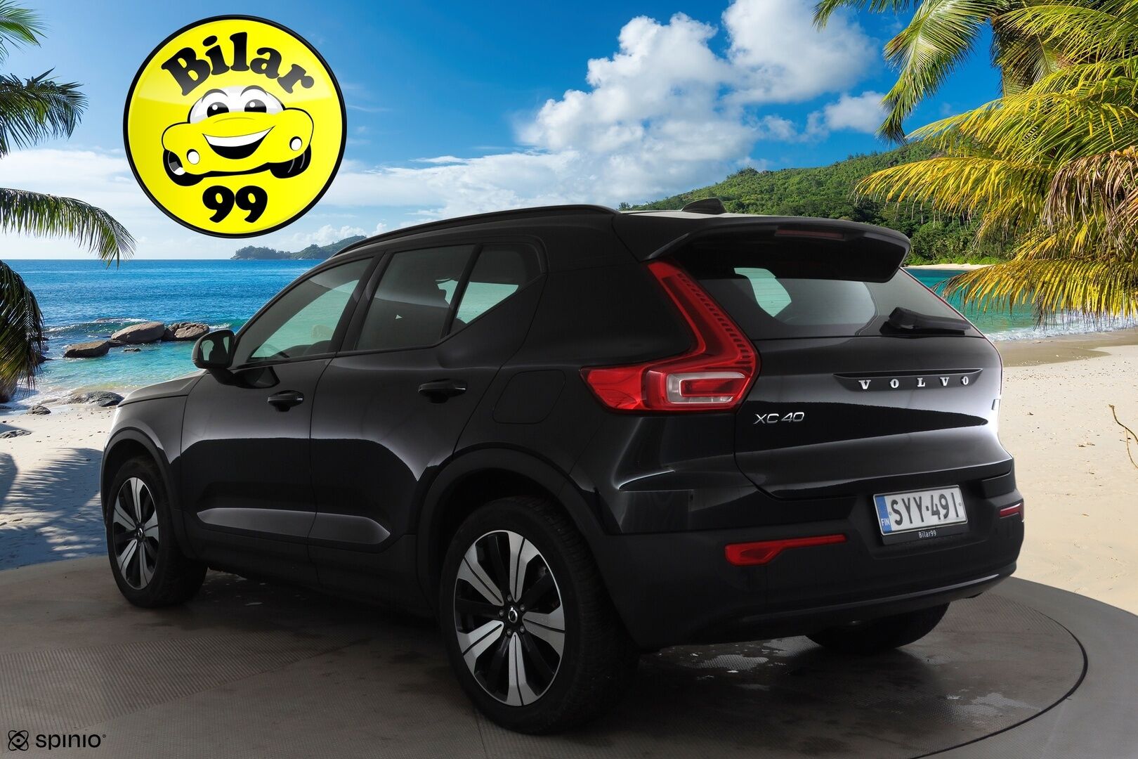 Volvo XC40 2023 Recharge Single Plus aut * Lämpöpumppu / Vetokoukku / Adapt.Vakkari / Peruutuskamera / LED / BLIS / Muistipenkki / Navi - 1.Om Suomi-auto / Akku kuntotarkastettu / Kahdet renkaat aluvanteilla / Merkkihuollettu / High Perf Audio! - HULLUT AVAJAISHULINAT KORKOTARJOUS 3,29 %
