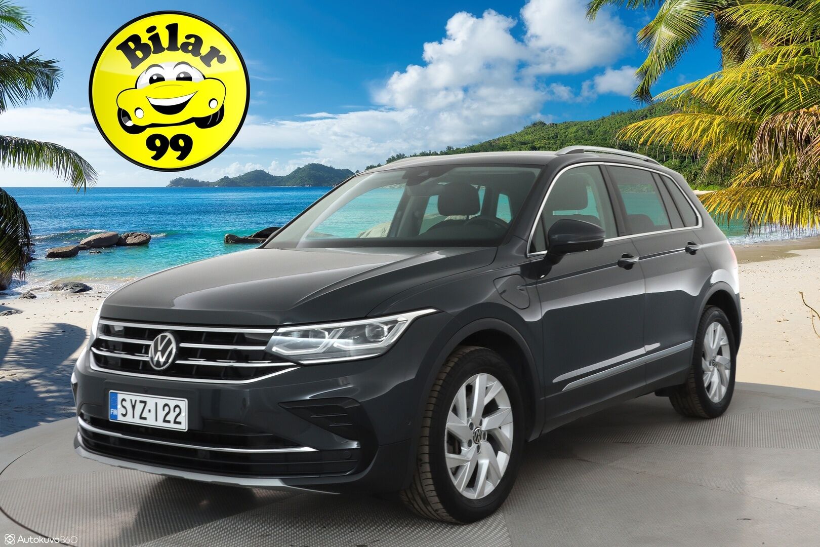 Volkswagen Tiguan 2021 Style Business eHybrid 180 kW DSG-autm.** 1-Om Suomi auto / Adapt.vakkari / 360 kamera / Koukku / Facelift / IQ LED - Digimittaristo / Akku kuntotarkastettu / Sportti-alcantara penkit / Keyless / Apple&Android