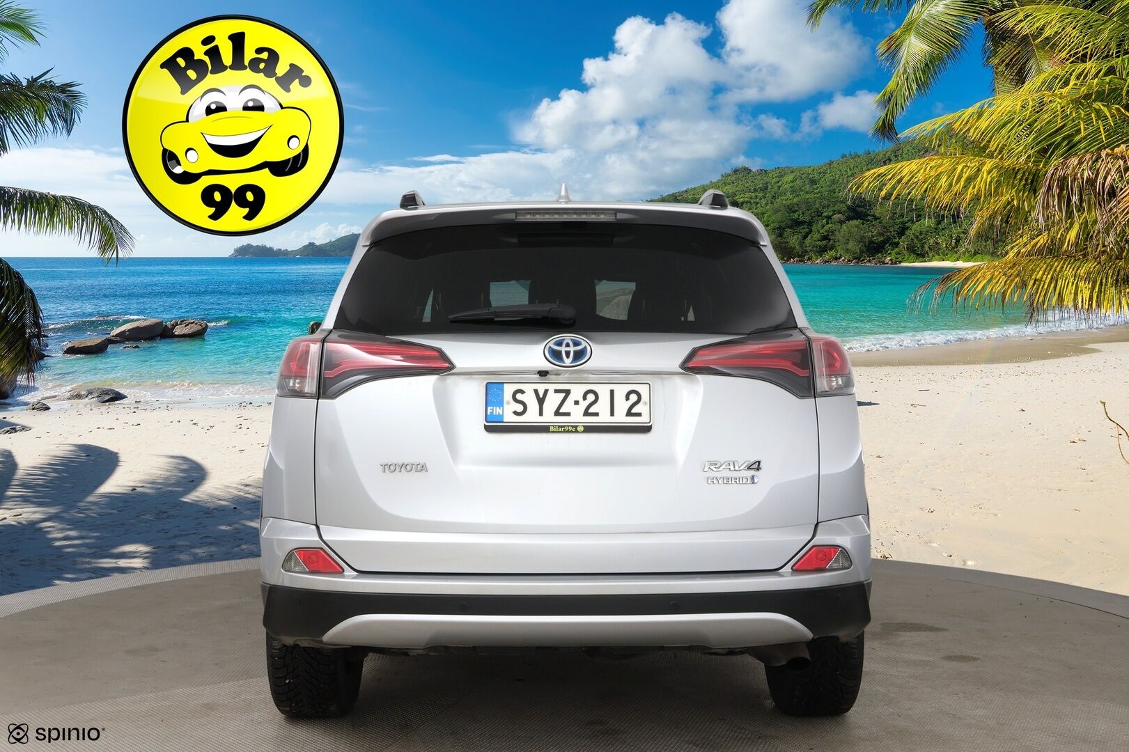 Toyota RAV4 2016 2,5 Hybrid AWD Style / ACC / P-kamera / Sähk. säädöt / LED / Sähk. takaluukku - Merkkiliikkeen huoltohistoria / Iso huolto tehty 11-2025!