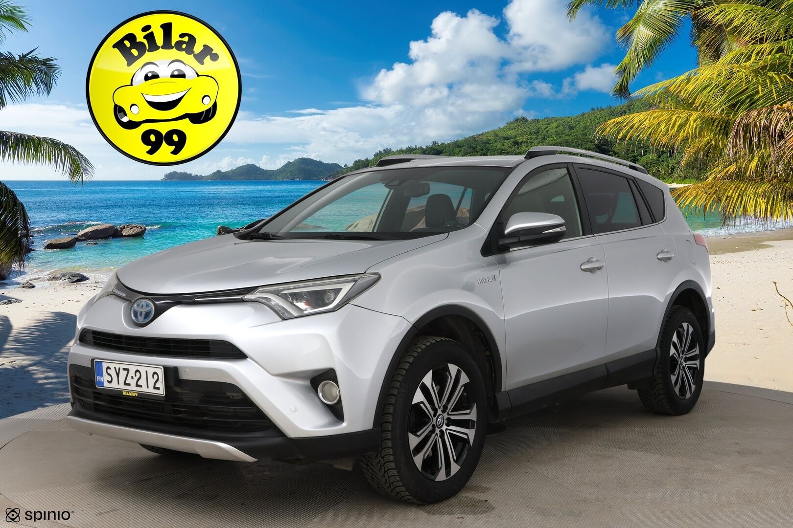 Toyota RAV4 2016 2,5 Hybrid AWD Style / ACC / P-kamera / Sähk. säädöt / LED / Sähk. takaluukku - Merkkiliikkeen huoltohistoria / Iso huolto tehty 11-2025!