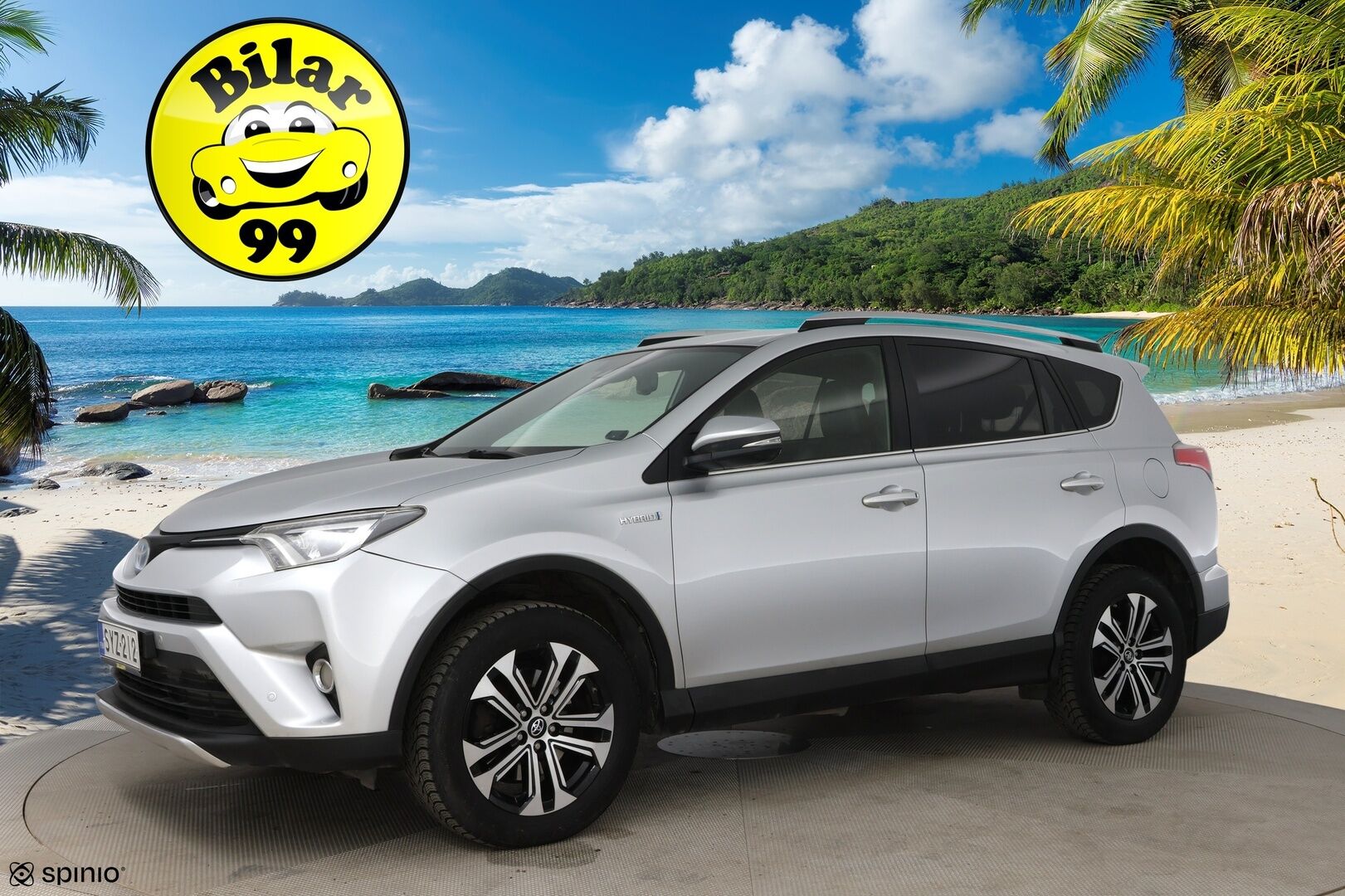 Toyota RAV4 2016 2,5 Hybrid AWD Style / ACC / P-kamera / Sähk. säädöt / LED / Sähk. takaluukku - Merkkiliikkeen huoltohistoria / Iso huolto tehty 11-2025!