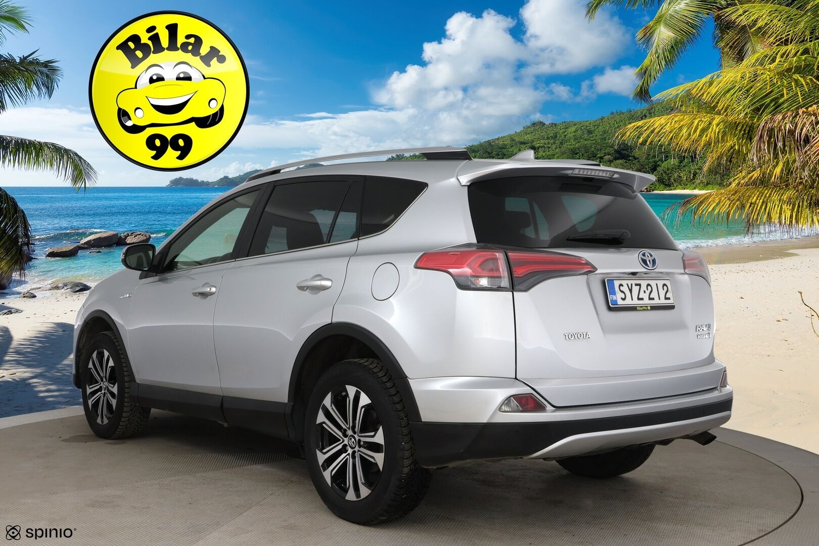 Toyota RAV4 2016 2,5 Hybrid AWD Style / ACC / P-kamera / Sähk. säädöt / LED / Sähk. takaluukku - Merkkiliikkeen huoltohistoria / Iso huolto tehty 11-2025!