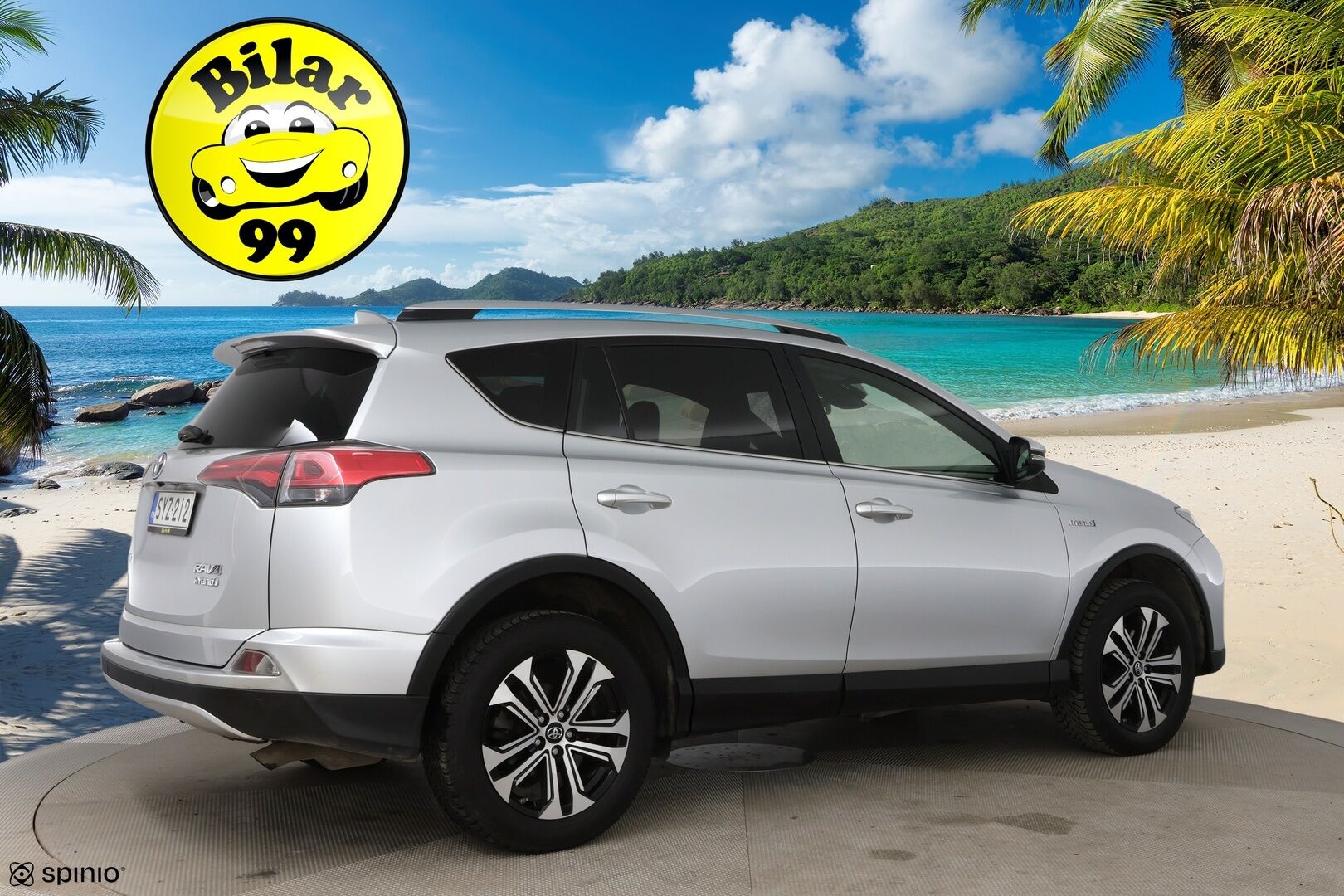 Toyota RAV4 2016 2,5 Hybrid AWD Style / ACC / P-kamera / Sähk. säädöt / LED / Sähk. takaluukku - Merkkiliikkeen huoltohistoria / Iso huolto tehty 11-2025!