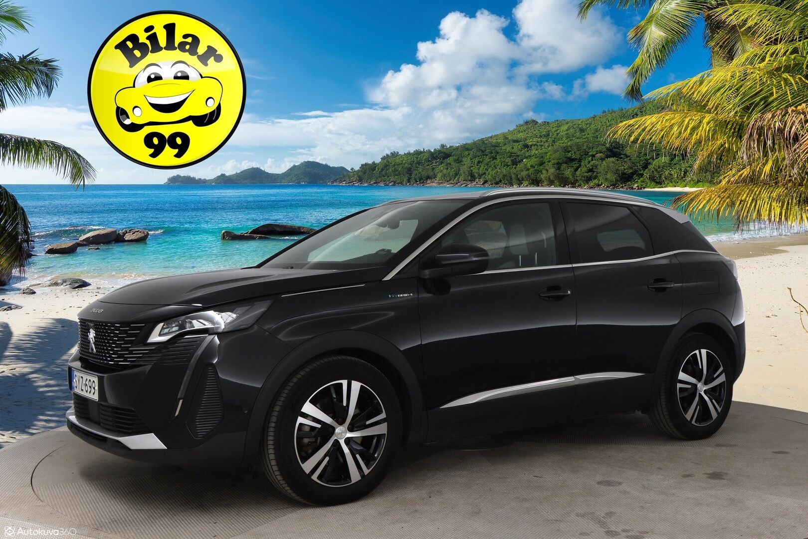 Peugeot 3008 2021 GT Hybrid4 300 EAT8-automaatti / Adapt.vak / Hieronta / Muistipenkki / Focal äänentoisto / 360-kamera - 1-om Suomi-auto / Merkkiliikkeen huoltohistoria / Nahka-alcantara sporttipenkit / 