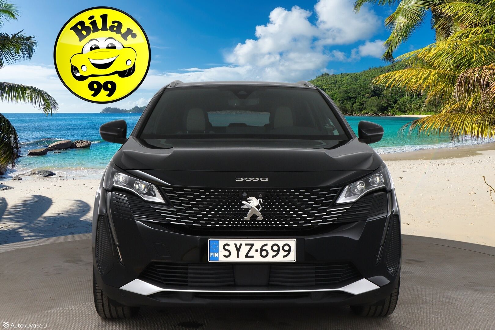 Peugeot 3008 2021 GT Hybrid4 300 EAT8-automaatti / Adapt.vak / Hieronta / Muistipenkki / Focal äänentoisto / 360-kamera - 1-om Suomi-auto / Merkkiliikkeen huoltohistoria / Nahka-alcantara sporttipenkit / 