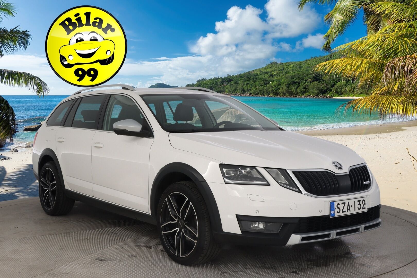 Skoda Octavia 2018 Combi 2,0 TDI 184 4x4 Scout Premium DSG Autom.  *ACC/  PA-Lämmitin/  Nahka-alcantara/  Koukku/  Canton/  Ambient* - Kamera / Jakohihna vaihdettu 10/2024 / 2x hyvät renkaat