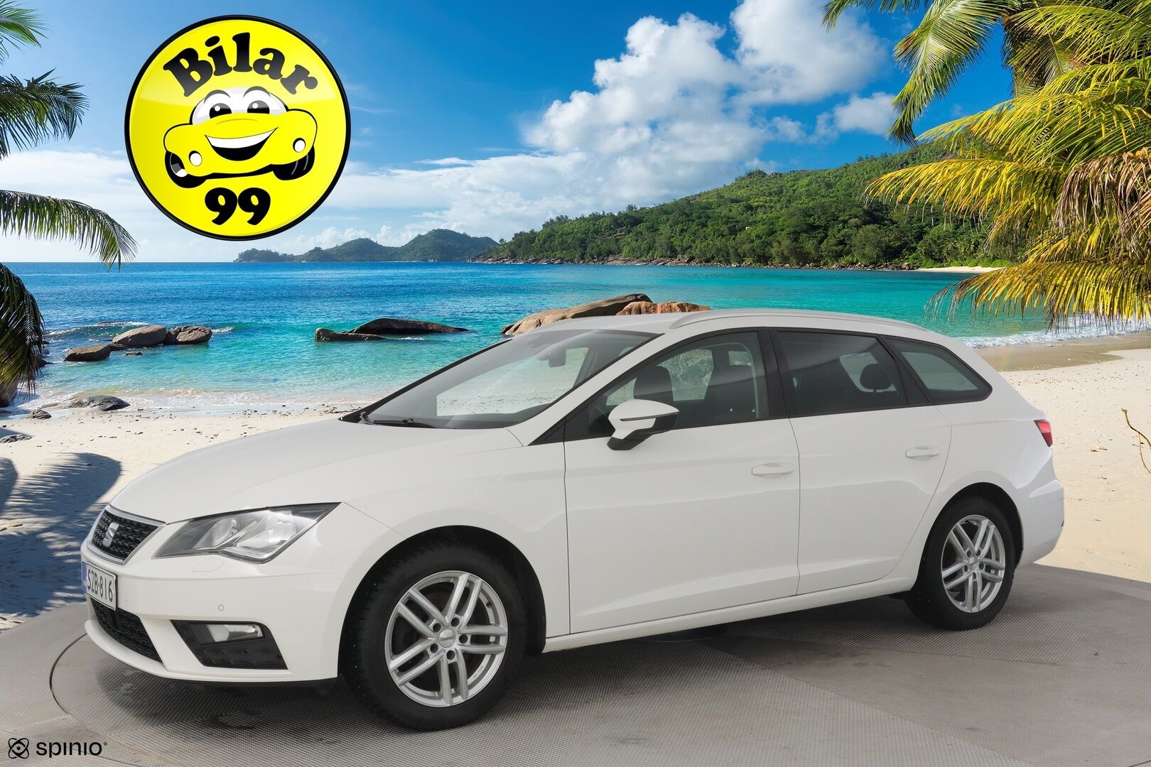 Seat LEON ST 2018 1,4 Business TGI ** Navi / Tutkat / Vakkari / Apple Carplay & Android Auto / Bluetooth** - 2x Renkaat Vanteineen / Juuri huollettu isosti! / Seuraava katsastus 9/2027!