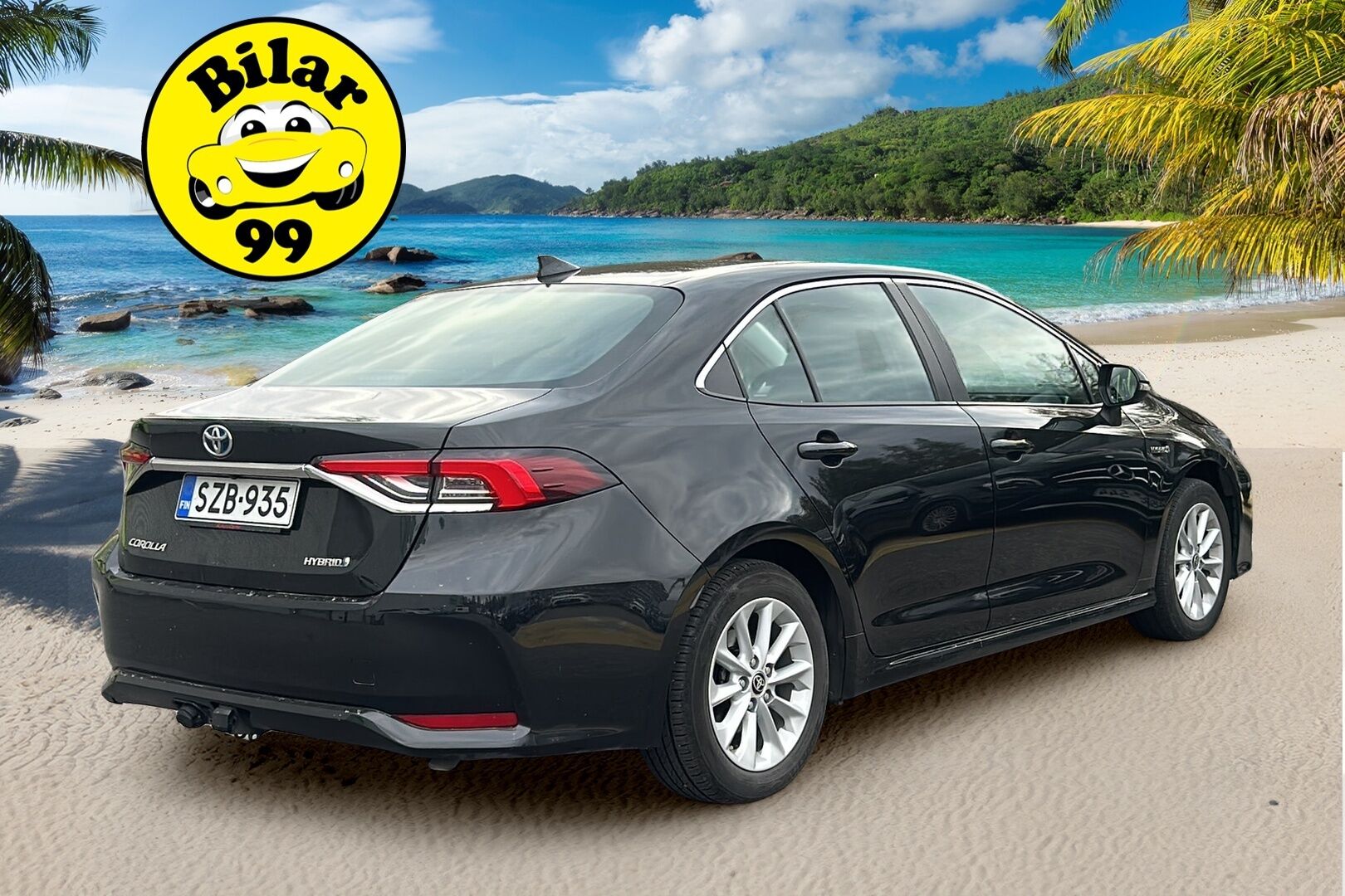 Toyota Corolla 2021 Sedan 1,8 Hybrid Active Edition / Adapt. vak / P-Kamera / Koukku / LED - Merkkihuollettu Suomi-Auto / Apple&Android