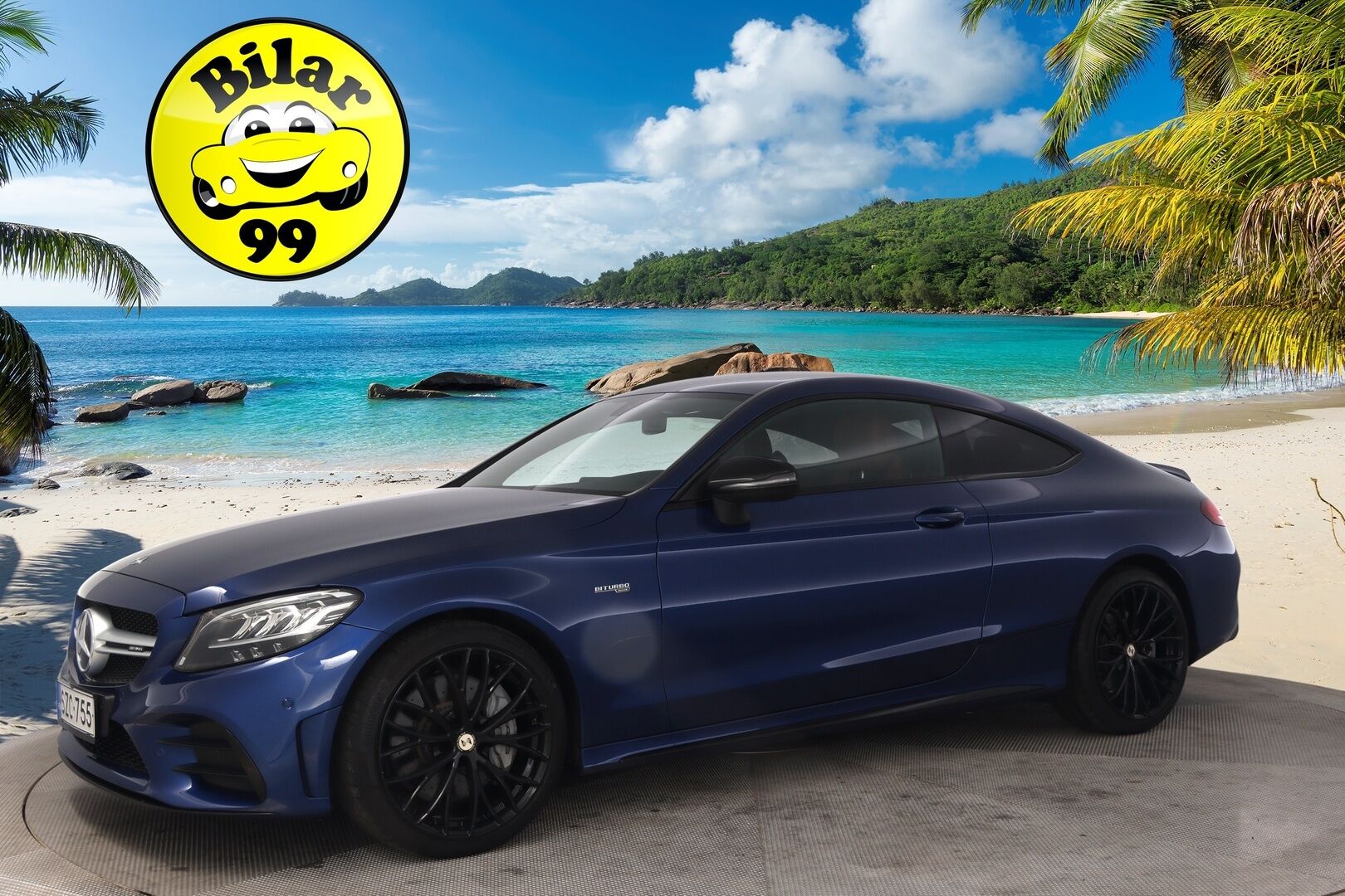 Mercedes-Benz C 43 AMG 2020 4MATIC Coupé Facelift*Punaiset nahat / P.Kamera / Navi* - 2,99 % KORKOTARJOUS TÄHÄN AUTOON 14.9. ASTI! - *Facelift / 2x Renkaat&alumiinivanteet / Suomi-auto*