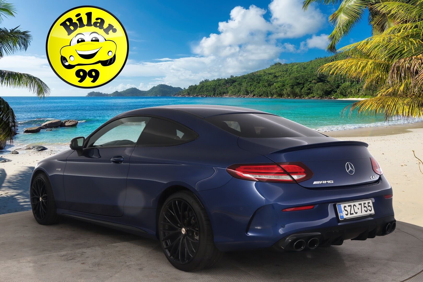 Mercedes-Benz C 43 AMG 2020 4MATIC Coupé Facelift*Punaiset nahat / P.Kamera / Navi* - 2,99 % KORKOTARJOUS TÄHÄN AUTOON 14.9. ASTI! - *Facelift / 2x Renkaat&alumiinivanteet / Suomi-auto*