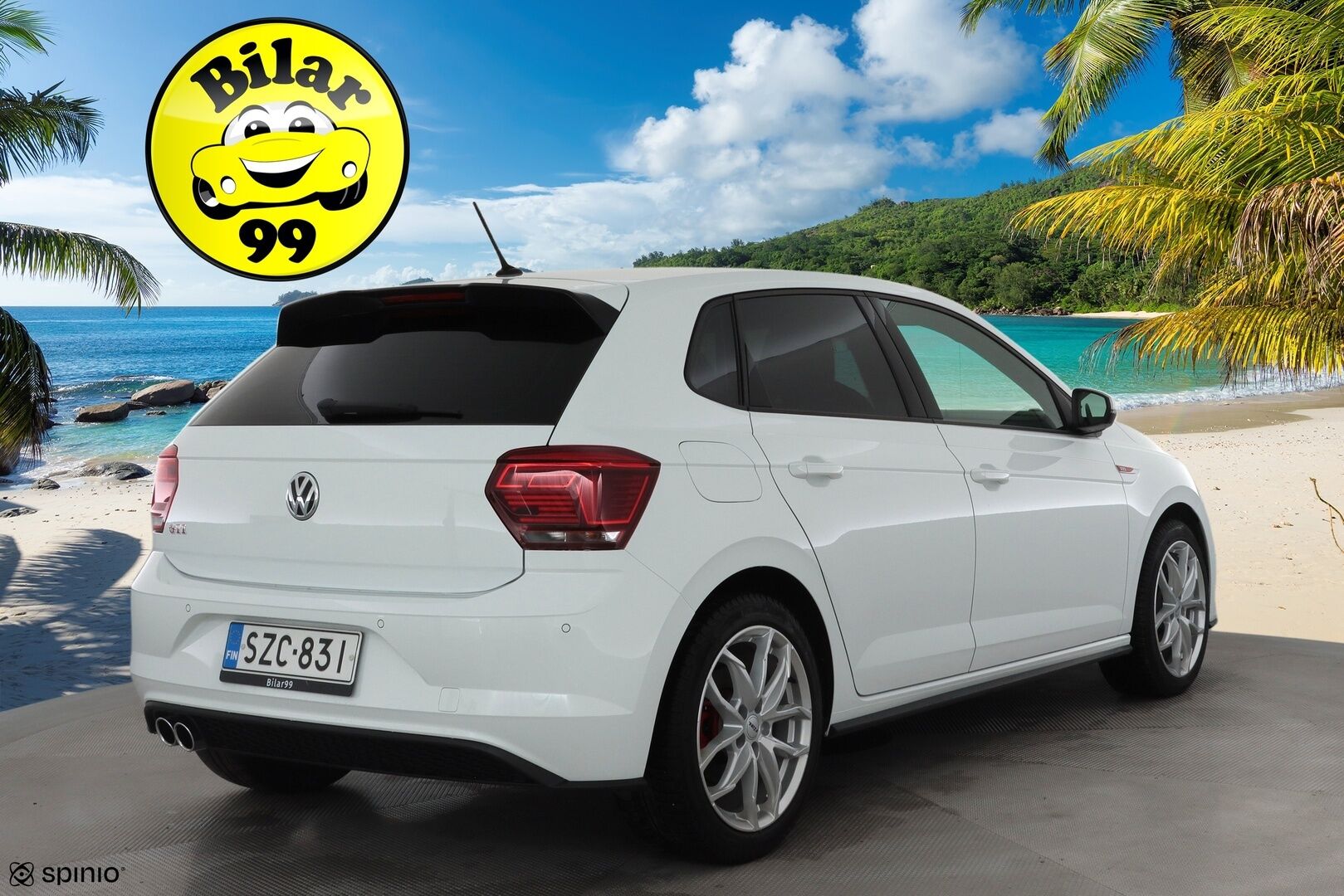 Volkswagen Polo 2020 GTI 2,0 TSI 147 kW DSG * ACC / P.tutkat / Beats / Digimittaristo / LED / Sporttipenkit / Lohkolämmitin * - 1.Om Suomi-auto / Kahdet renkaat aluvanteilla - Osta nyt, maksa vasta ensi vuonna