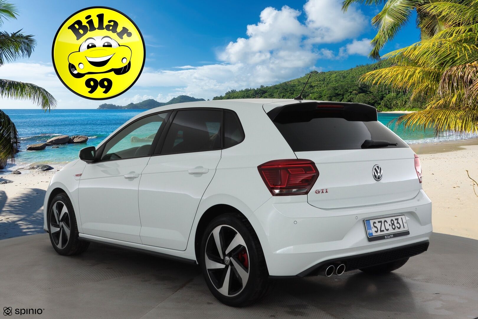 Volkswagen Polo 2020 GTI 2,0 TSI 147 kW DSG * ACC / P.tutkat / Beats / Digimittaristo / LED / Sporttipenkit / Lohkolämmitin * - 1.Om Suomi-auto / Kahdet renkaat aluvanteilla