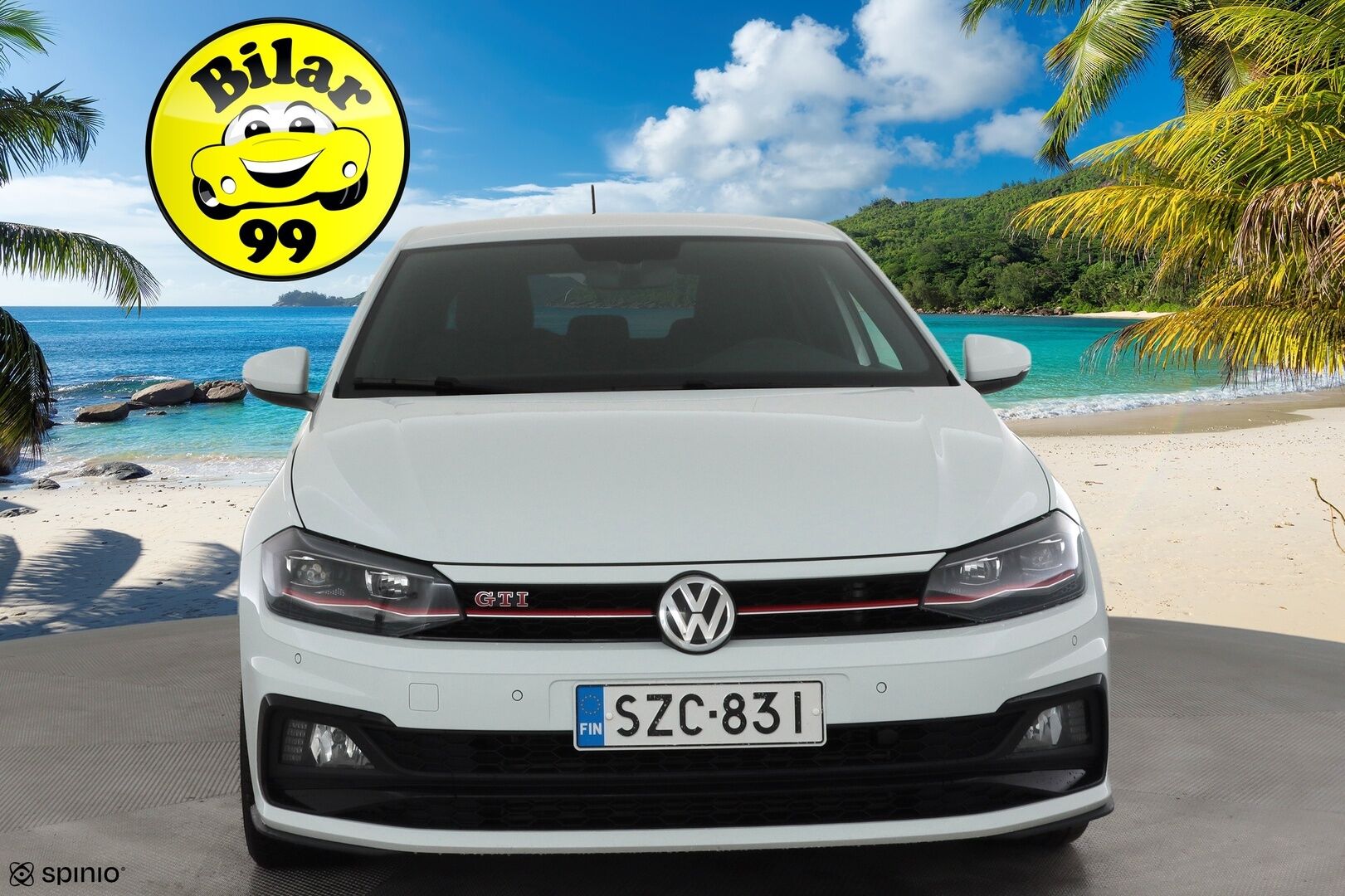 Volkswagen Polo 2020 GTI 2,0 TSI 147 kW DSG * ACC / P.tutkat / Beats / Digimittaristo / LED / Sporttipenkit / Lohkolämmitin * - 1.Om Suomi-auto / Kahdet renkaat aluvanteilla