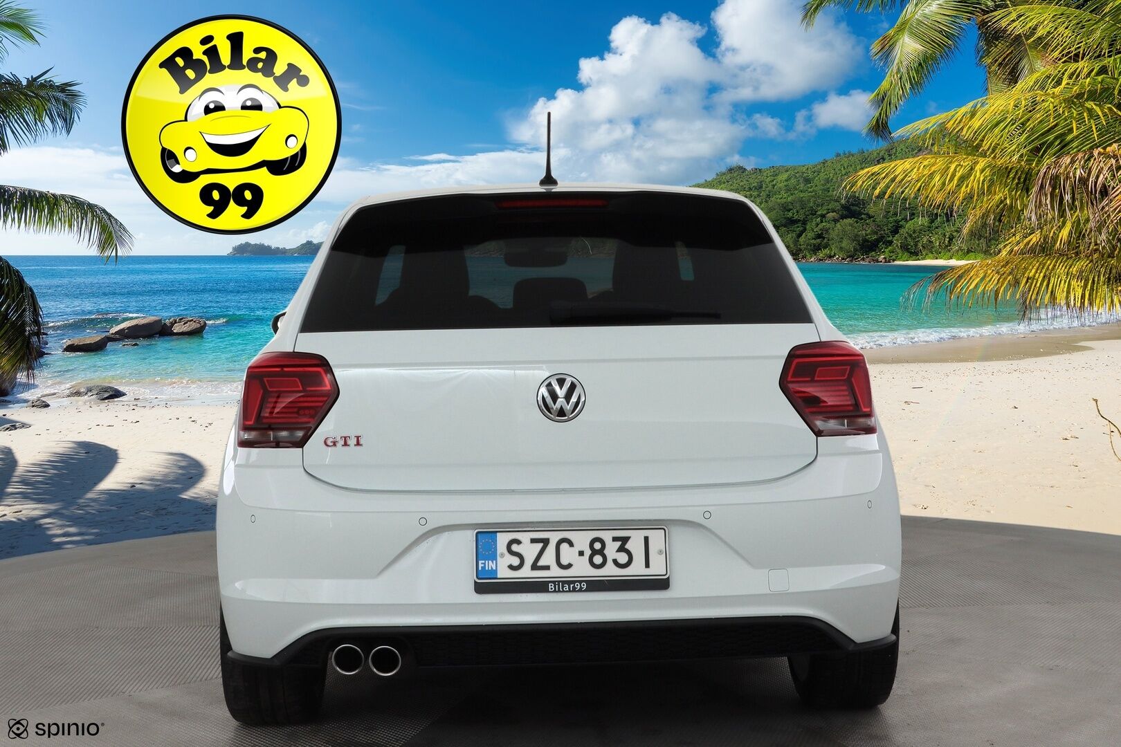 Volkswagen Polo 2020 GTI 2,0 TSI 147 kW DSG * ACC / P.tutkat / Beats / Digimittaristo / LED / Sporttipenkit / Lohkolämmitin * - 1.Om Suomi-auto / Kahdet renkaat aluvanteilla