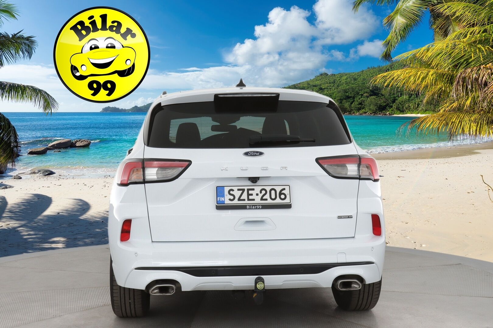 Ford Kuga 2022 2,5 Hybrid (HEV) 190hv CVT AWD ST-Line X * B&O / Puolinahkasisusta / LED / P.Kamera / Navi / Kaistavahti / Keyless * - Koukku / 1-om Suomi-auto / Kahdet renkaat aluvanteilla - HULLUT AVAJAISHULINAT KORKOTARJOUS 3,29 %