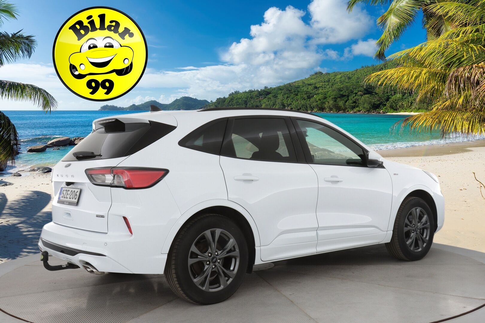 Ford Kuga 2022 2,5 Hybrid (HEV) 190hv CVT AWD ST-Line X * B&O / Puolinahkasisusta / LED / P.Kamera / Navi / Kaistavahti / Keyless * - Koukku / 1-om Suomi-auto / Kahdet renkaat aluvanteilla - HULLUT AVAJAISHULINAT KORKOTARJOUS 3,29 %