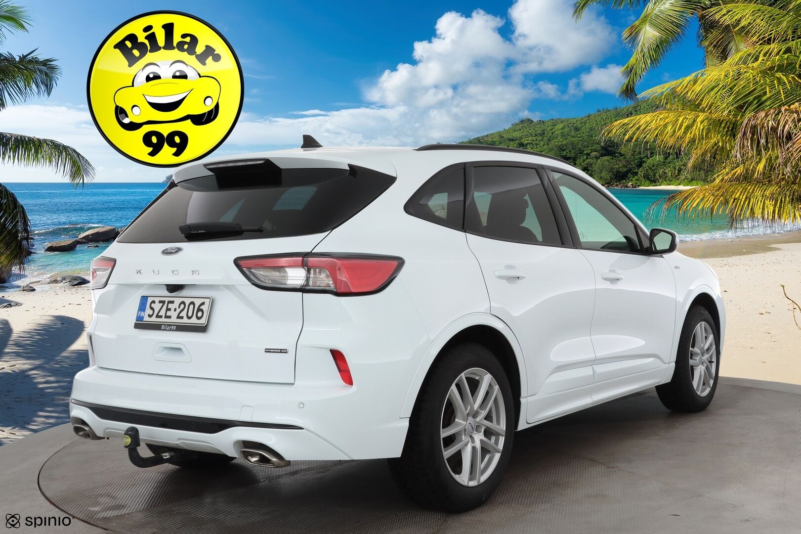 Ford Kuga 2022 2,5 Hybrid (HEV) 190hv CVT AWD ST-Line X * B&O / LED / P.Kamera / Navi / Kaistavahti / Keyless * - Koukku / 1-om Suomi-auto / Kahdet renkaat aluvanteilla