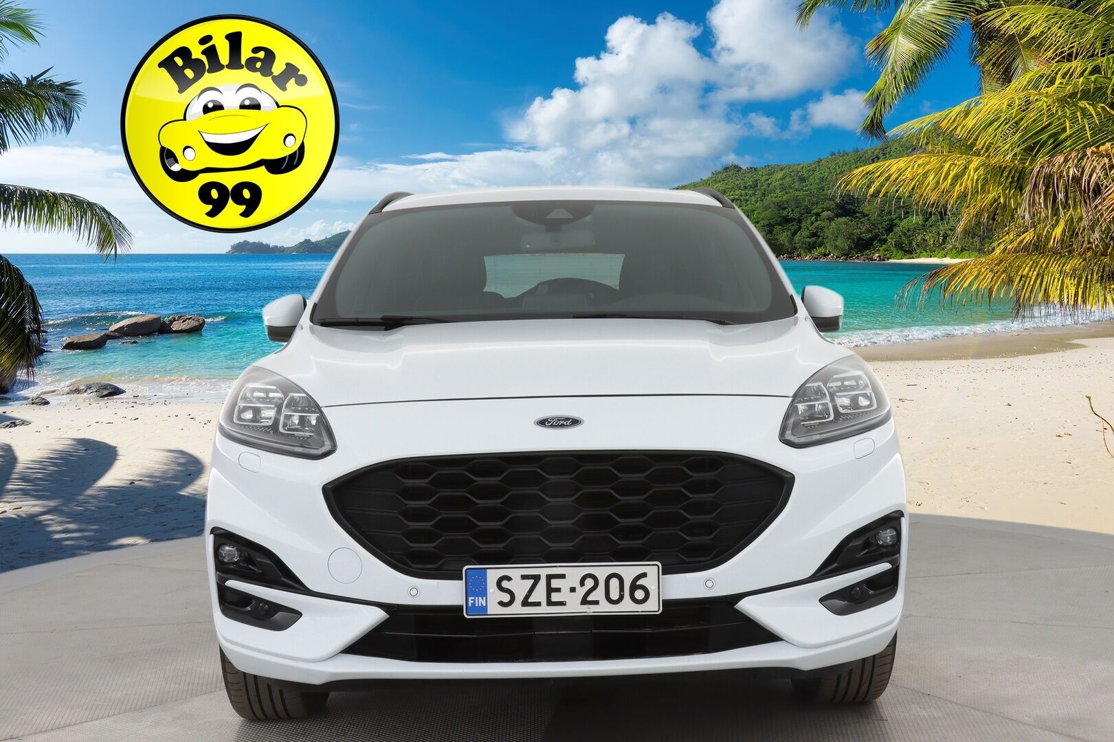 Ford Kuga 2022 2,5 Hybrid (HEV) 190hv CVT AWD ST-Line X * B&O / Puolinahkasisusta / LED / P.Kamera / Navi / Kaistavahti / Keyless * - Koukku / 1-om Suomi-auto / Kahdet renkaat aluvanteilla - HULLUT AVAJAISHULINAT KORKOTARJOUS 3,29 %