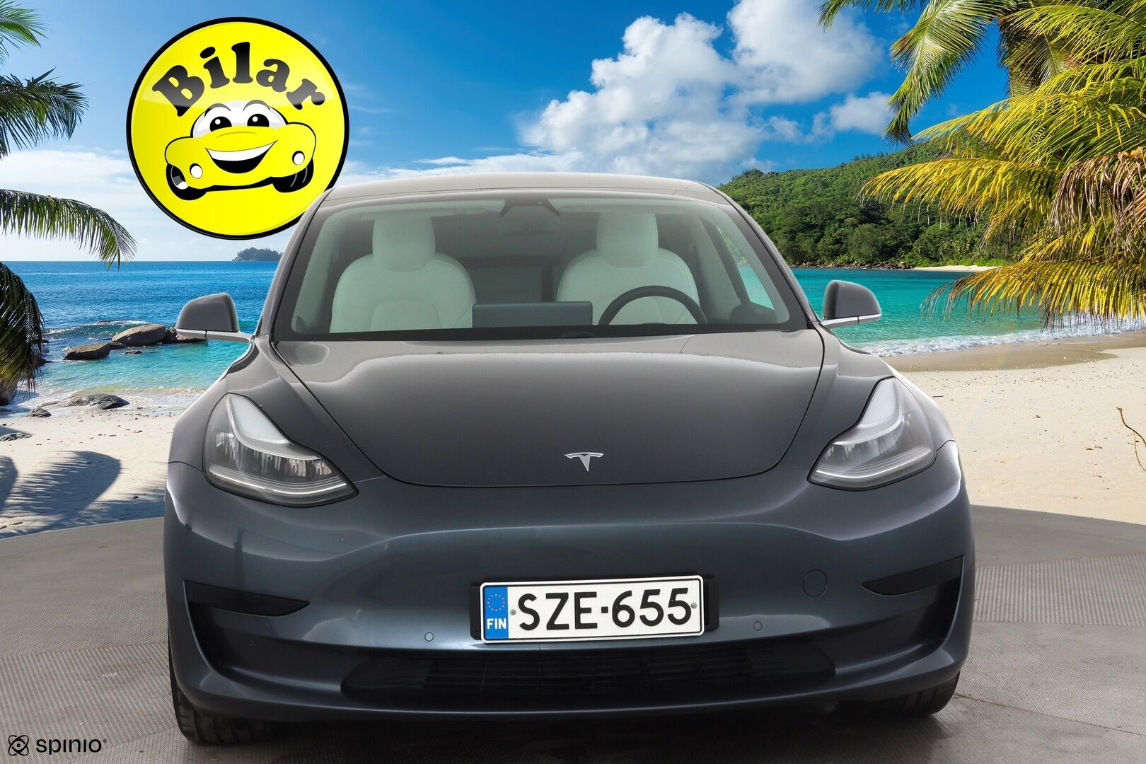 Tesla Model 3 2020 Standard Range Plus - | Lasikatto | ACC | LED | P.Kamera | Premium Speakers | Muistipenkki | Kaistavahti | Navi | Keyless | 2x Latauskaapelit |