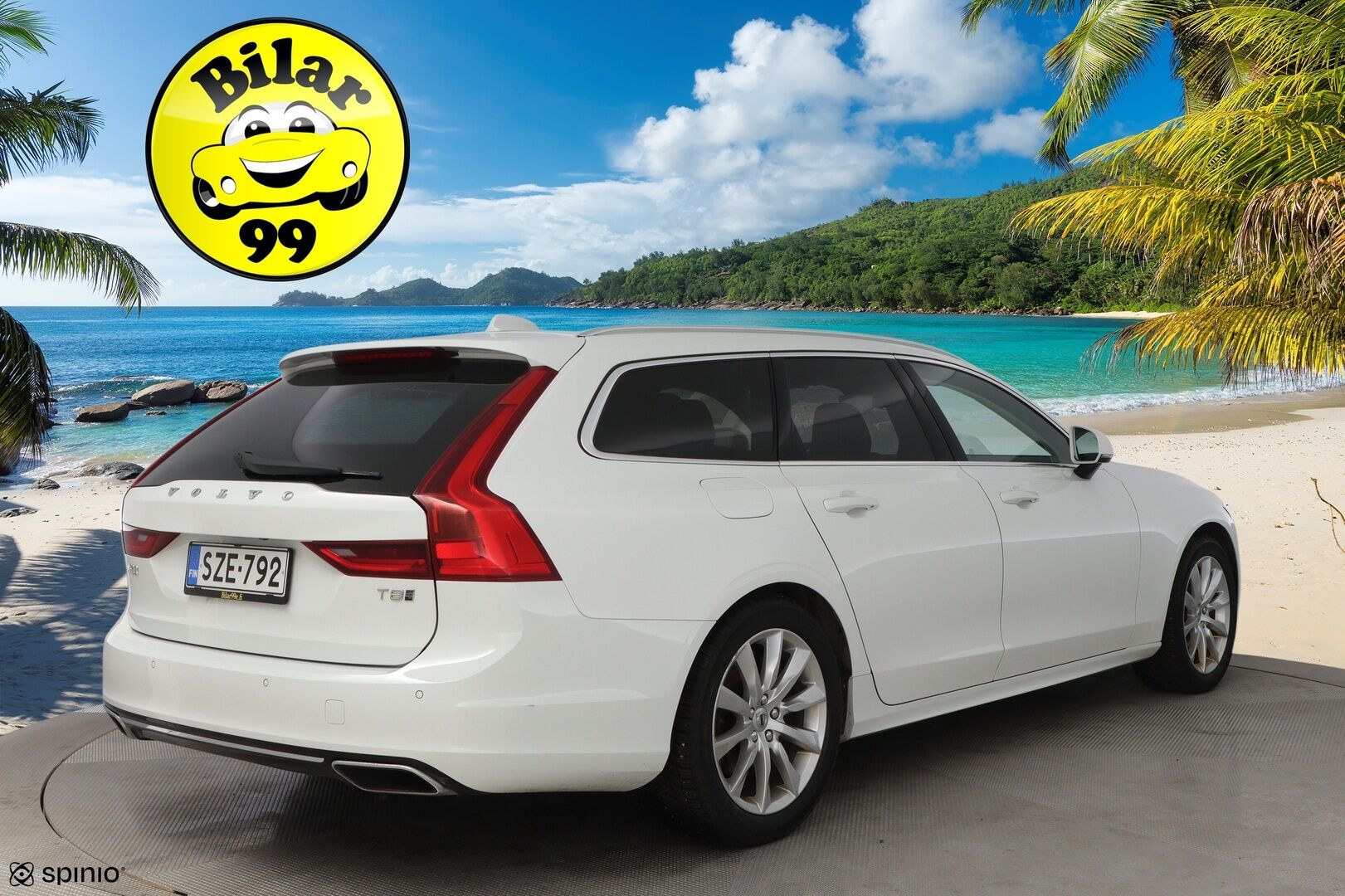 Volvo V90 2018 T8 AWD Momentum aut * Webasto / Vetokoukku / Adapt.Vakkari / Peruutuskamera / Puolinahkasisusta / Full LED - 2x Renkaat alkuperäisvantein / Juuri tullut Tampereelle! - HULLU BLACKWEEK KORKOTARJOUS 2,49%