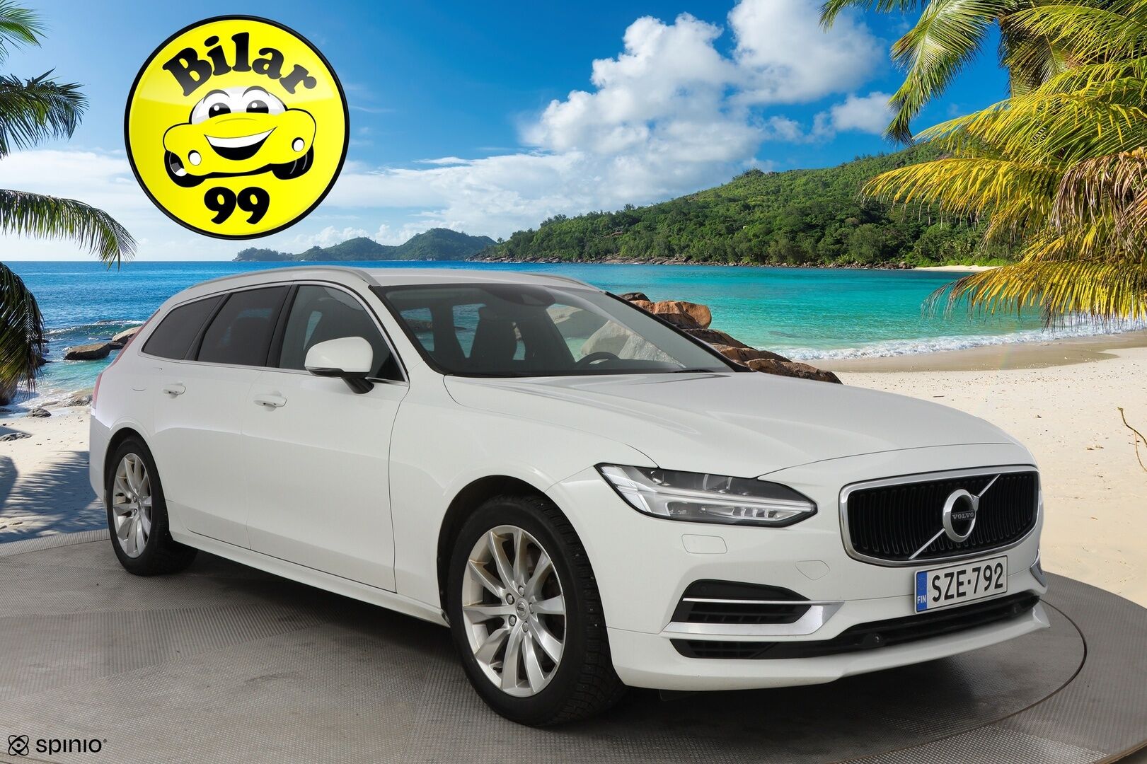 Volvo V90 2018 T8 AWD Momentum aut * Webasto / Vetokoukku / Adapt.Vakkari / Peruutuskamera / Puolinahkasisusta / Full LED - 2x Renkaat alkuperäisvantein / Juuri tullut Tampereelle! - HULLU BLACKWEEK KORKOTARJOUS 2,49%