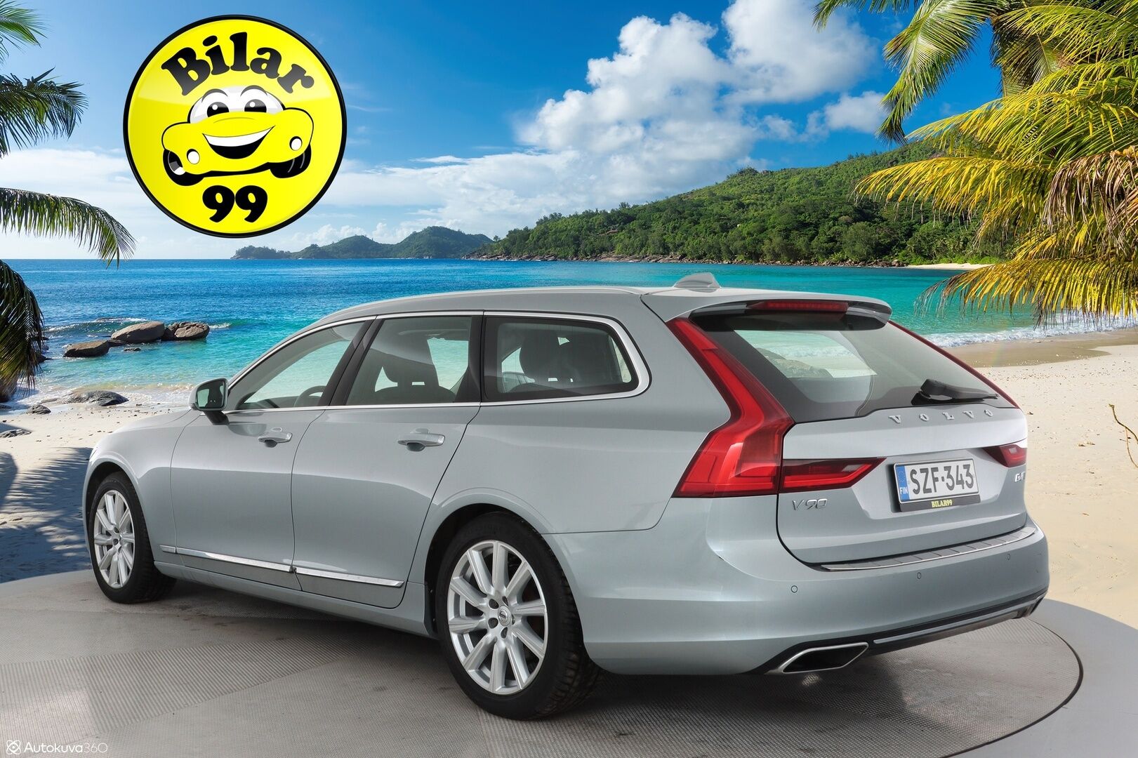 Volvo V90 2018 D4 AWD Inscription aut / Webasto / Pilot Assist / Panorama / Koukku / Sportpenkki Muistilla / Apple&Android / KeylessGo - Supervarusteet / Jakohihna vaihdettu 86tkm kohdalla / Nahkasisusta / Tutkat /