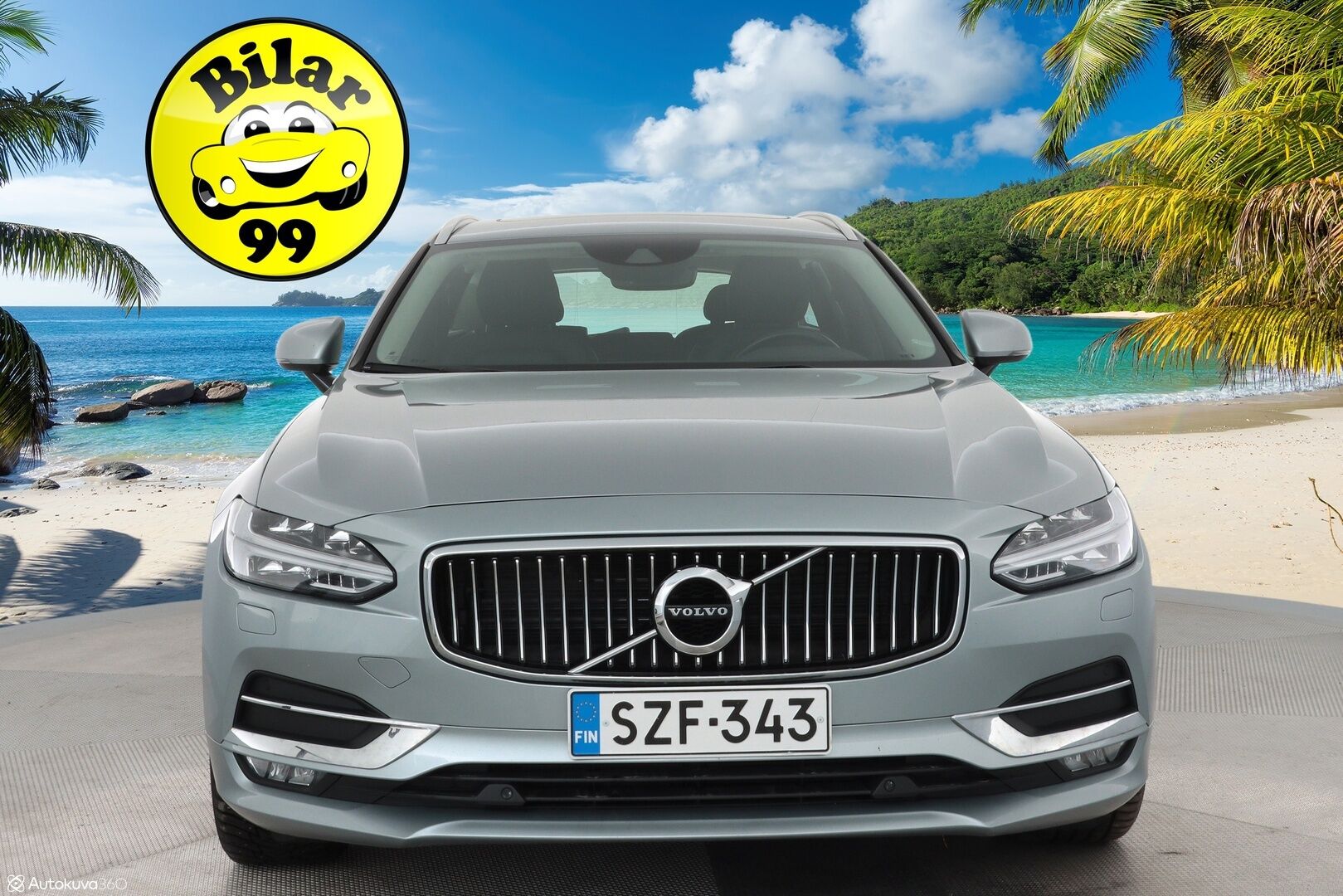 Volvo V90 2018 D4 AWD Inscription aut / Webasto / Pilot Assist / Panorama / Koukku / Sportpenkki Muistilla / Apple&Android / KeylessGo - Supervarusteet / Jakohihna vaihdettu 86tkm kohdalla / Nahkasisusta / Tutkat /