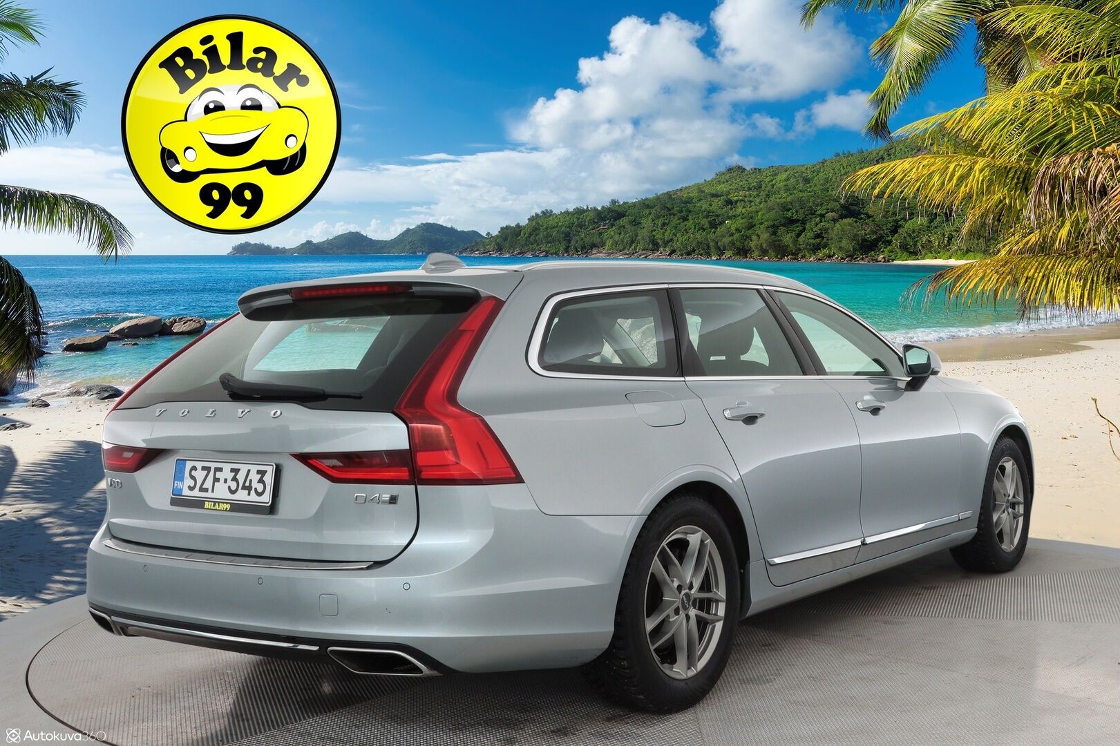 Volvo V90 2018 D4 AWD Inscription aut / Webasto / Pilot Assist / Panorama / Koukku / Sportpenkki Muistilla / Apple&Android / KeylessGo - Supervarusteet / Jakohihna vaihdettu 86tkm kohdalla / Nahkasisusta / Tutkat /