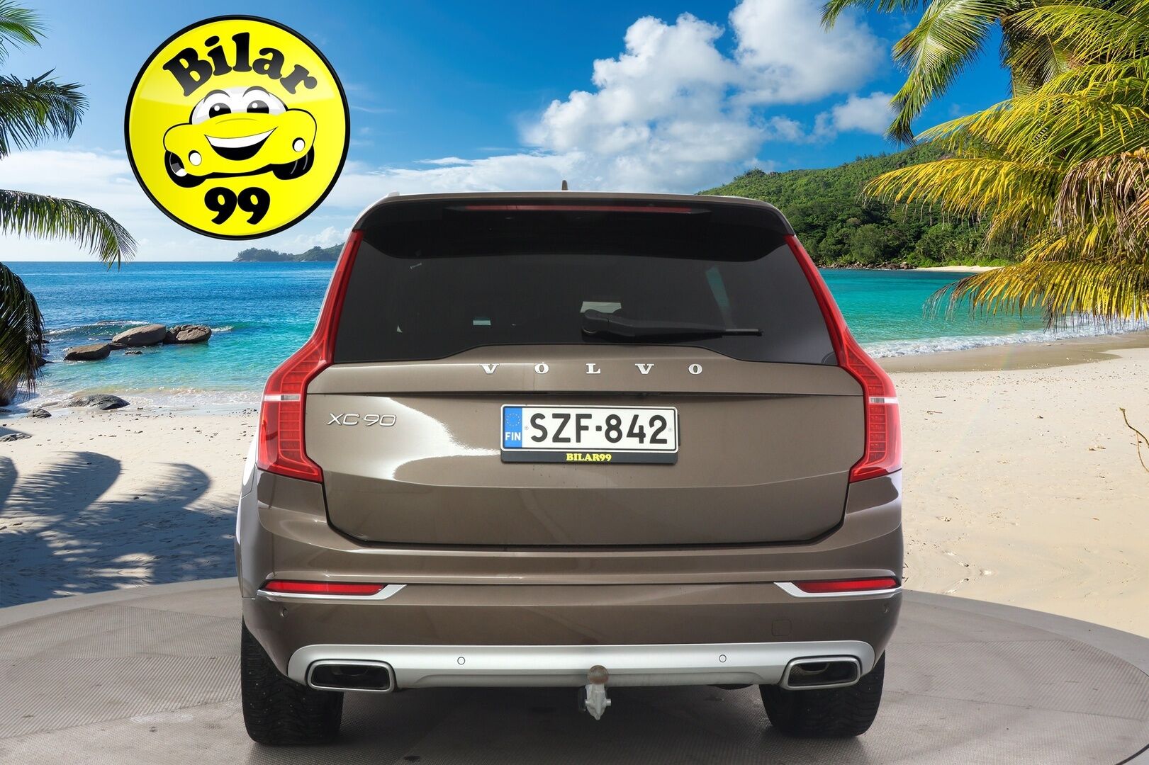 Volvo XC90 2018 D5 AWD Inscription aut - 3,99 % KORKOTARJOUS TÄHÄN AUTOON - Pilot Assist / Ilma-alusta / Panorama / HUD / P-kamera / Ilmastoidut Sporttinahat Muistilla / Koukku / Sähköluukku