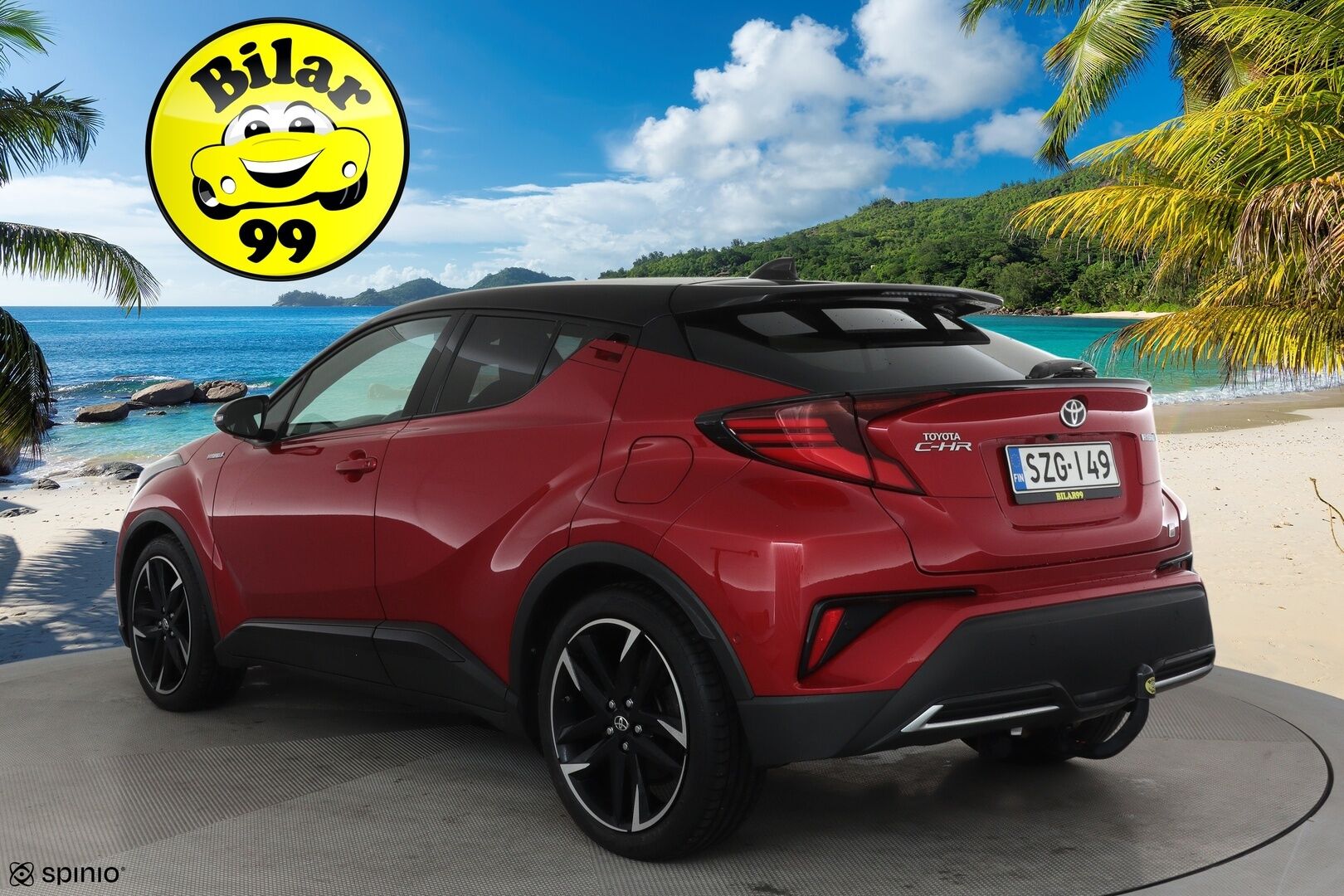 Toyota C-HR 2021 2,0 Hybrid GR Sport **ACC / JBL / P.kamera / Koukku / Sähköpenkki / LED / Navi / KeylessGo** - Suomi-auto / Kahdet renkaat aluvanteilla / Merkkihuollettu