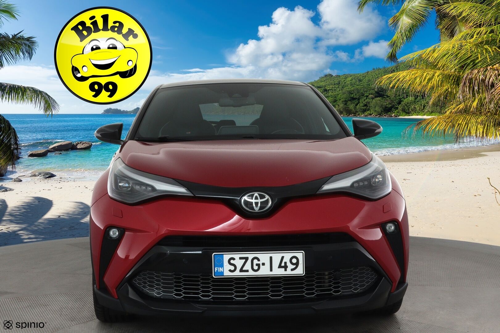Toyota C-HR 2021 2,0 Hybrid GR Sport **ACC / JBL / P.kamera / Koukku / Sähköpenkki / LED / Navi / KeylessGo** - Suomi-auto / Kahdet renkaat aluvanteilla / Merkkihuollettu