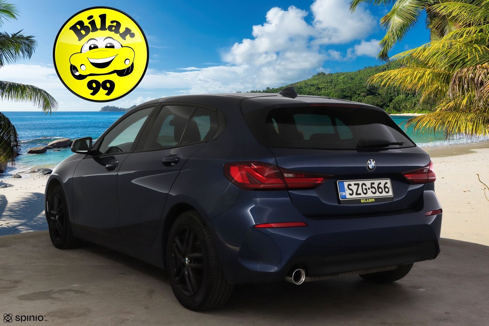 BMW 118 2020 F40 Hatchback 118i Business * Vakkari / Tutkat eteen ja taakse / M-Sport ratti ja vaihdekeppi / Päivitetyt kartat * - * Hyvin huollettu ja pidetty Bemari hyvillä varusteilla sekä kaksilla renkailla ja vanteilla! *