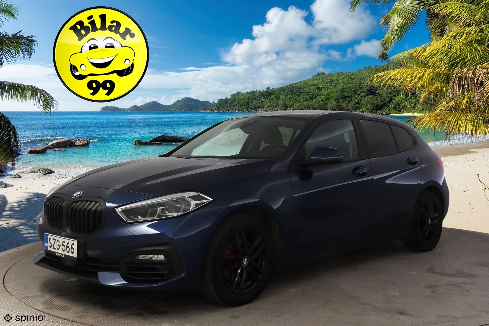 BMW 118 2020 F40 Hatchback 118i Business * Vakkari / Tutkat eteen ja taakse / M-Sport ratti ja vaihdekeppi / Päivitetyt kartat * - * Hyvin huollettu ja pidetty Bemari hyvillä varusteilla sekä kaksilla renkailla ja vanteilla! *