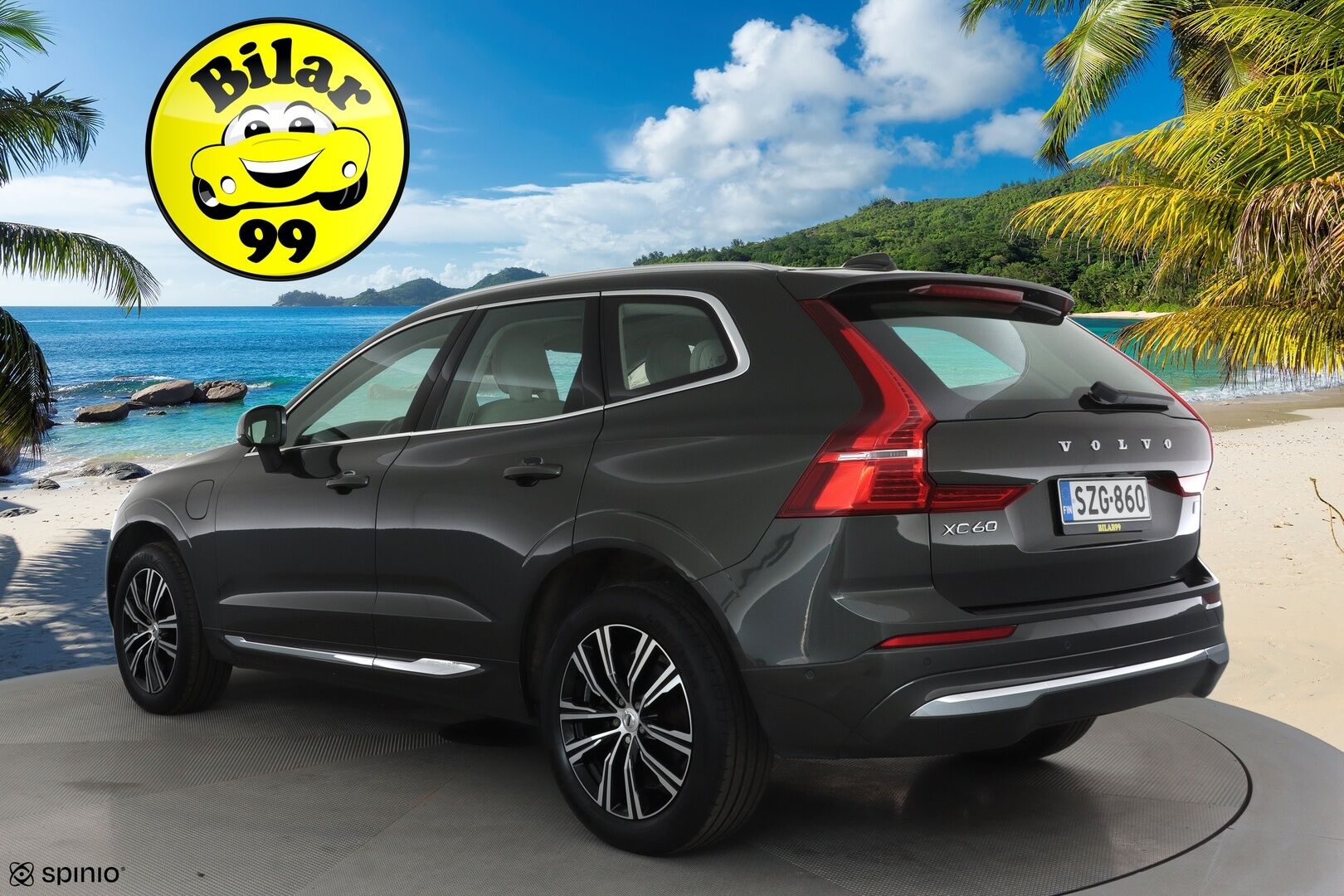 Volvo XC60 2022 T6 TwE AWD Business Inscription aut **Panorama / H&K / Muistipenkki / Adapt.vakkari / Webasto / Full LED** - 3,99 % KORKOTARJOUS TÄHÄN AUTOON - 1.Om Suomi-auto / Akku kuntotarkastettu / Kahdet renkaat aluvanteilla / Merkkihuollettu / Facelift / Koukku / Vaaleat nahat / 360.kamera / Hieno!